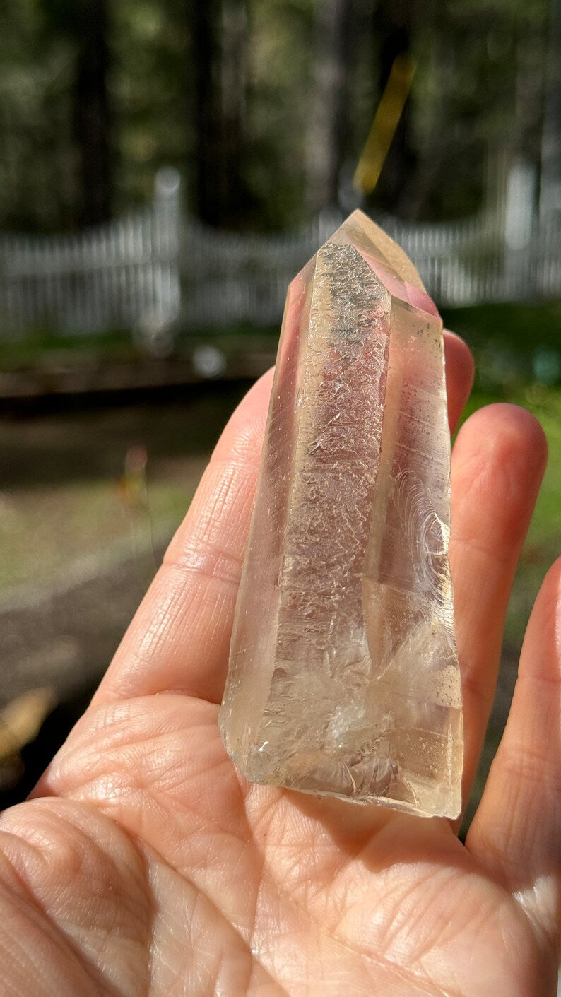 Golden Healer Lemurian Quartz 136g, Brazil