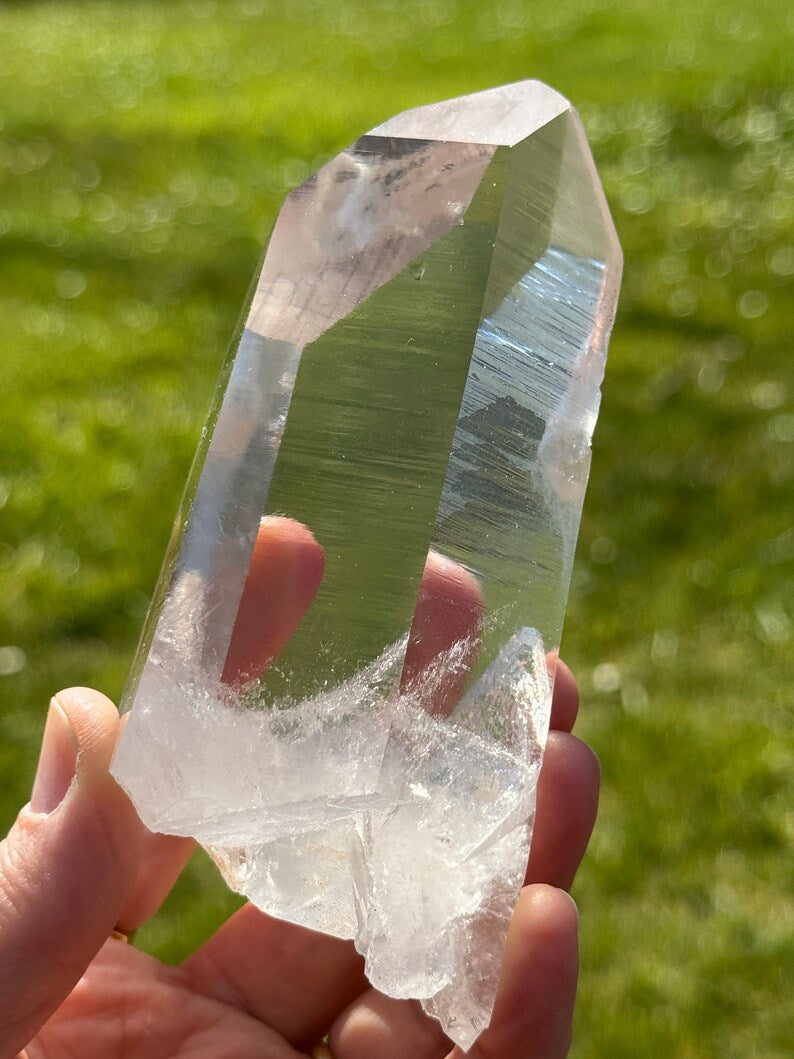 Optical 737 Lemurian Quartz, 322g Arkansas USA