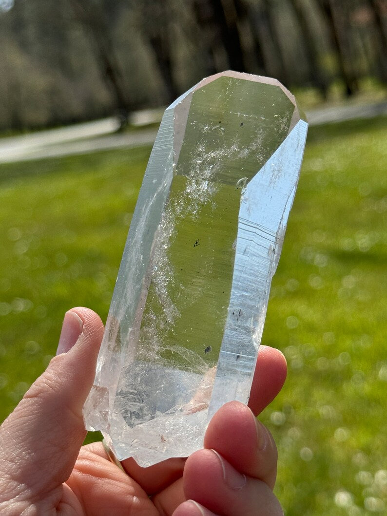 Prismatic Lemurian Quartz, 203g, Arkansas, USA