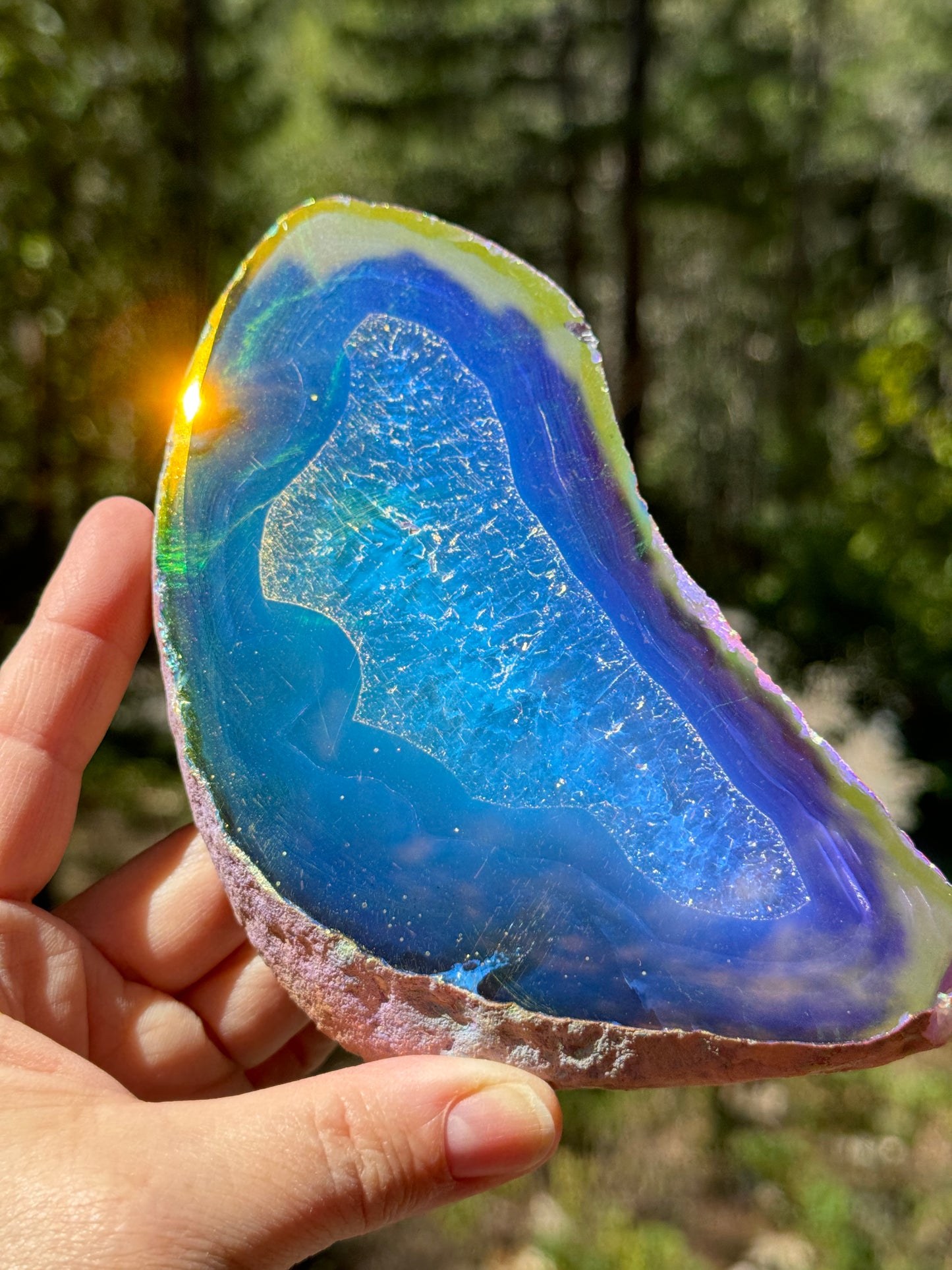 Angel Aura Agate Slab