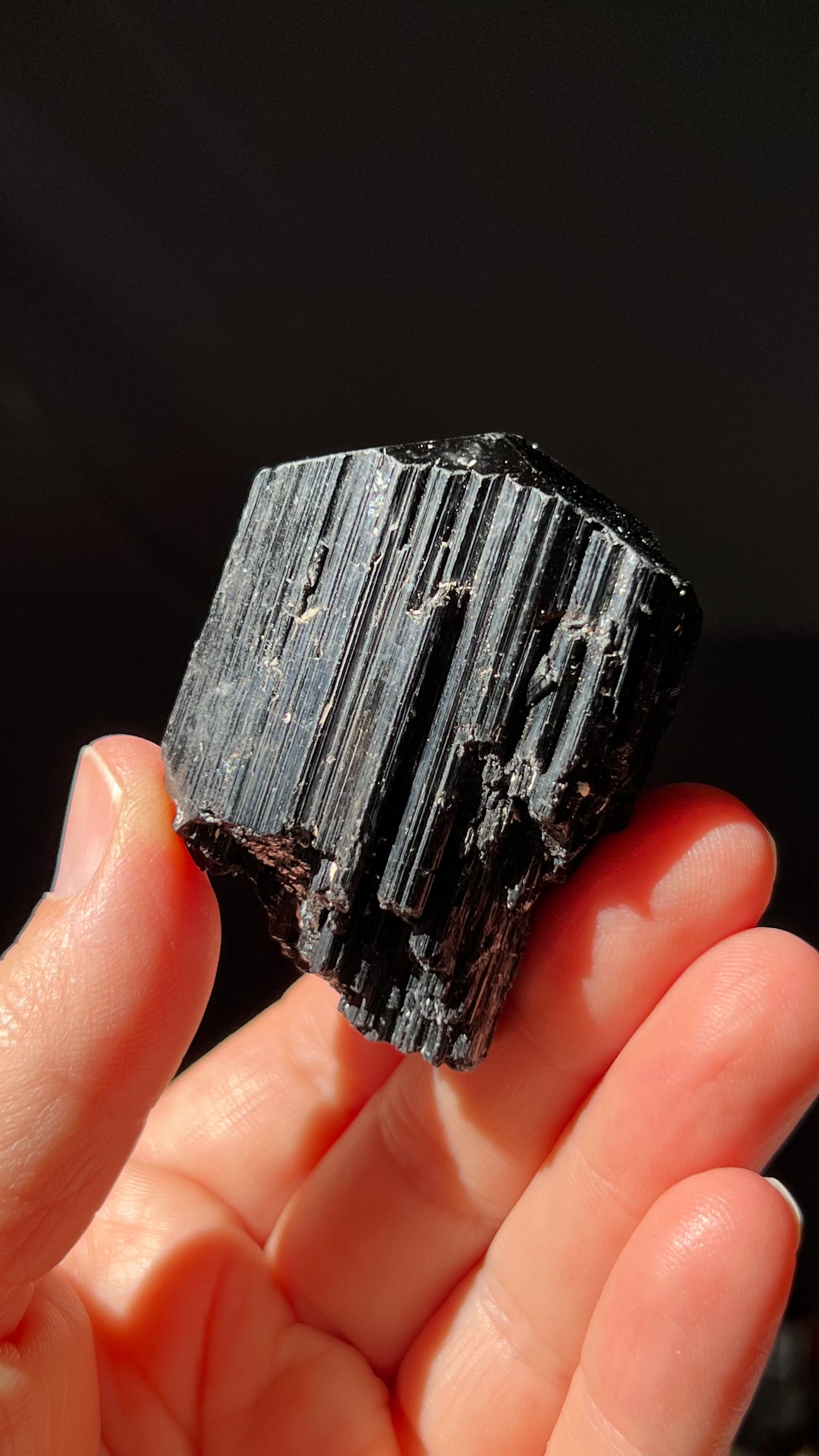 Black Tourmaline Crystal, Schorl, Namibia