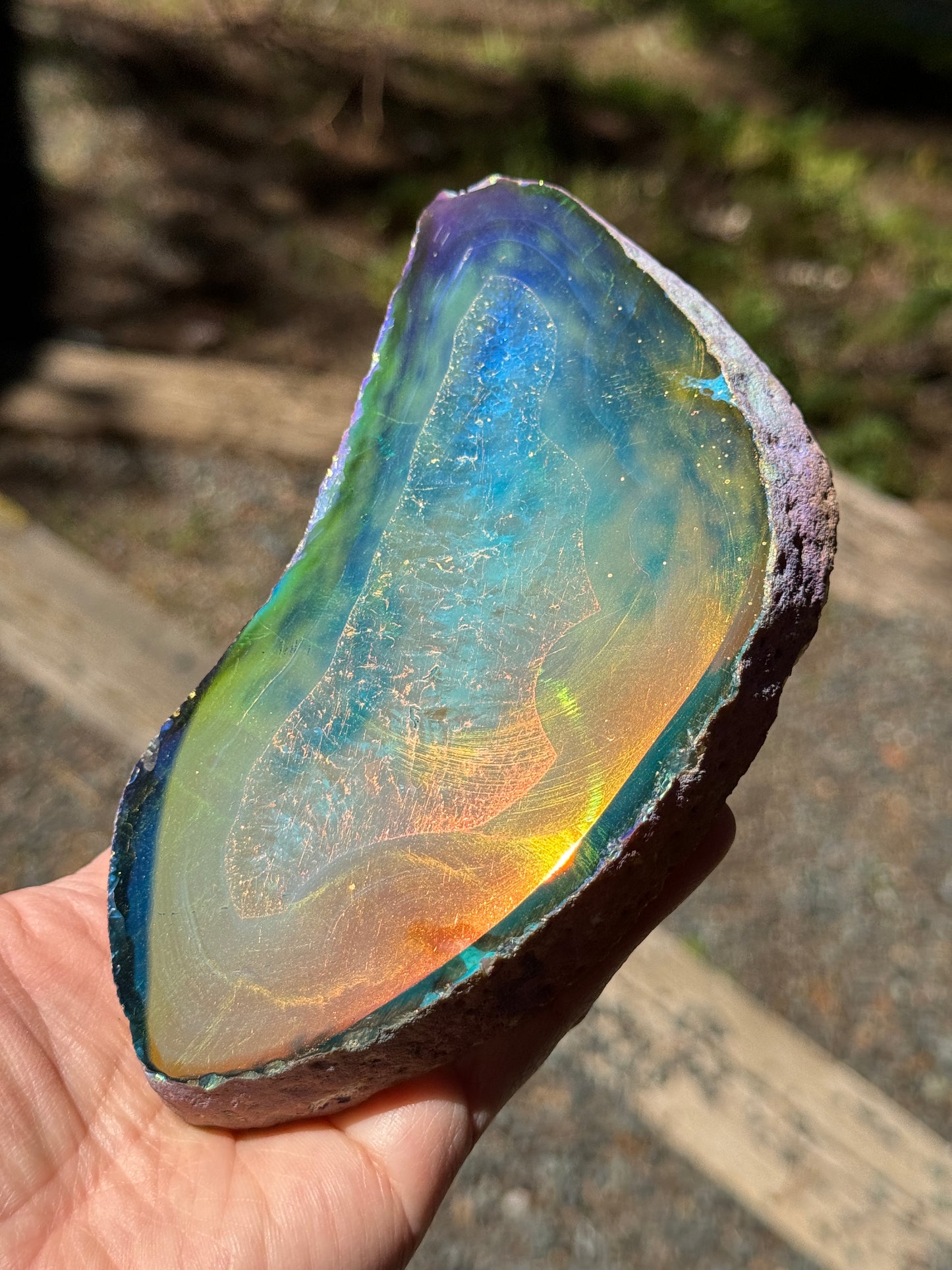 Angel Aura Agate Slab