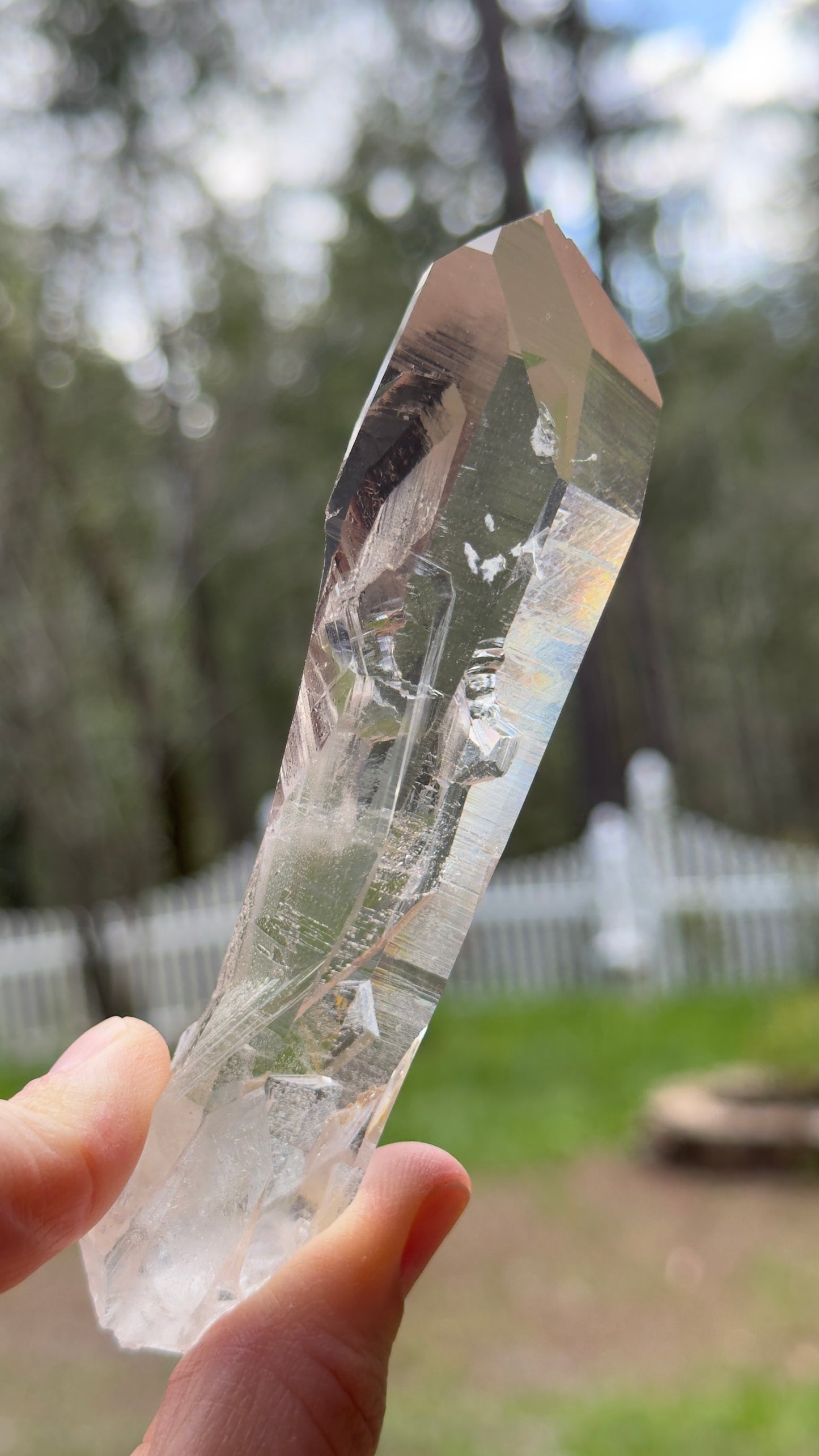 Prismatic 737-Key Lemurian Quartz, 114g Arkansas, USA