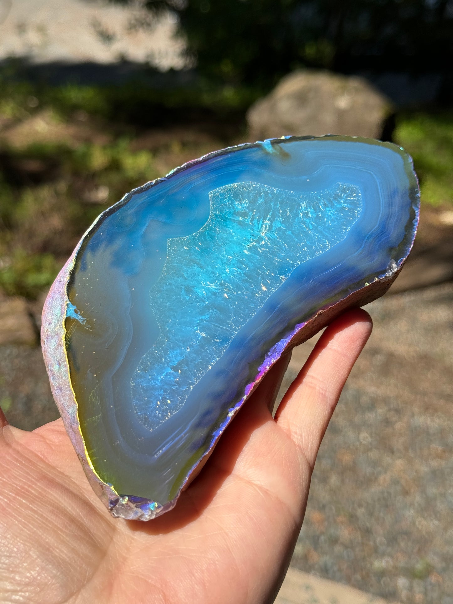 Angel Aura Agate Slab