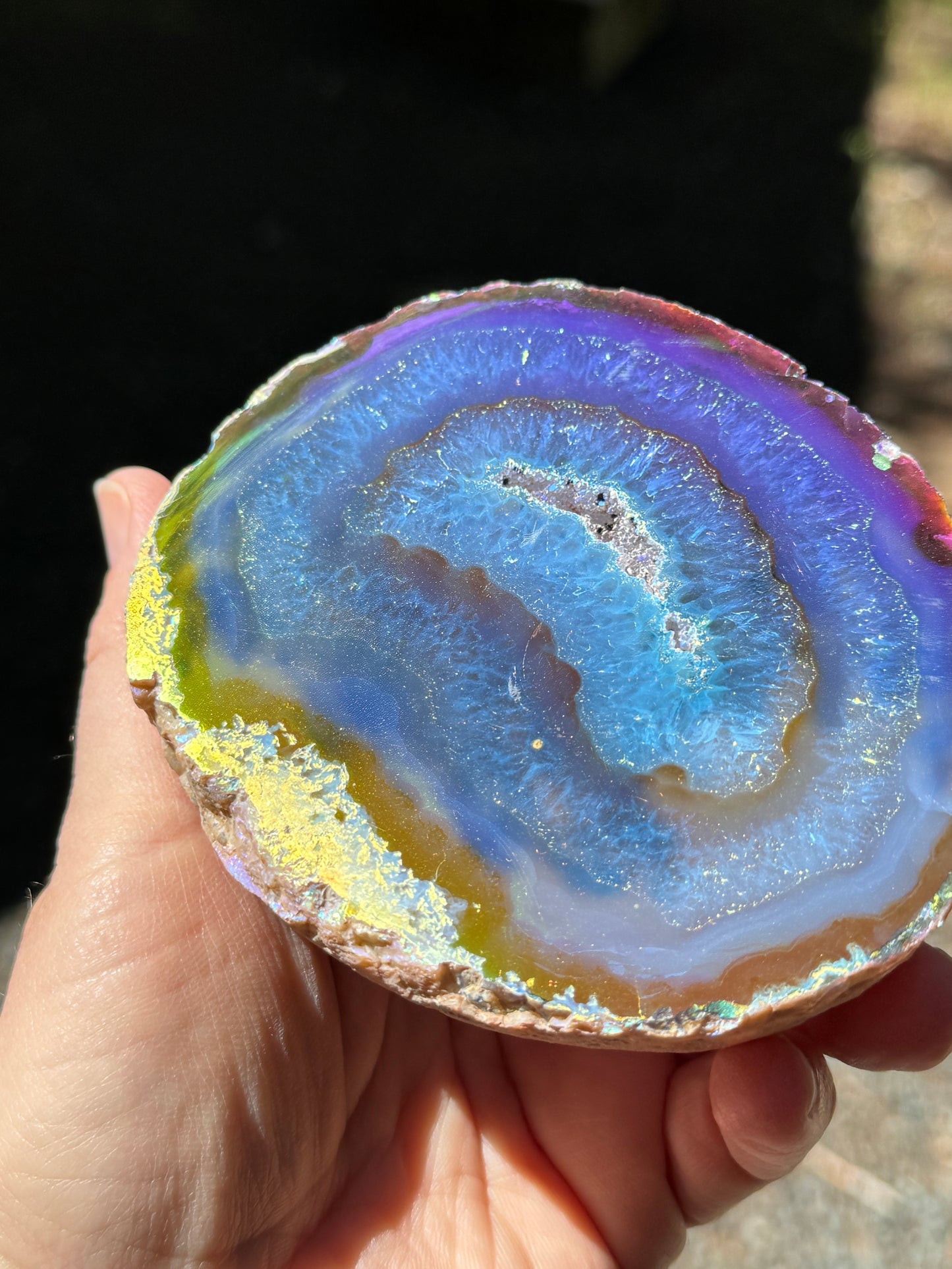 Angel Aura Agate Slab