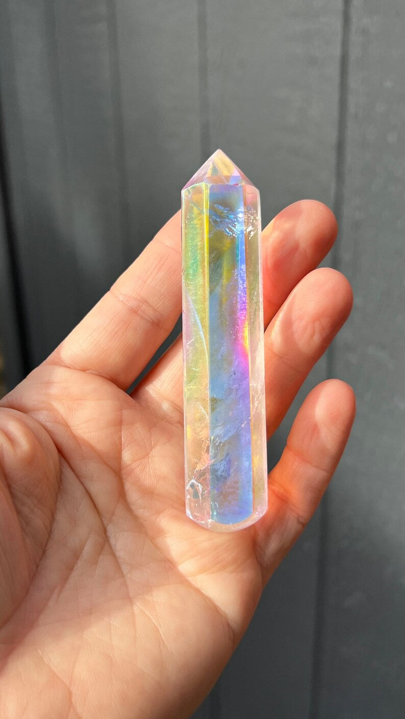 Angel Aura Quartz Wand