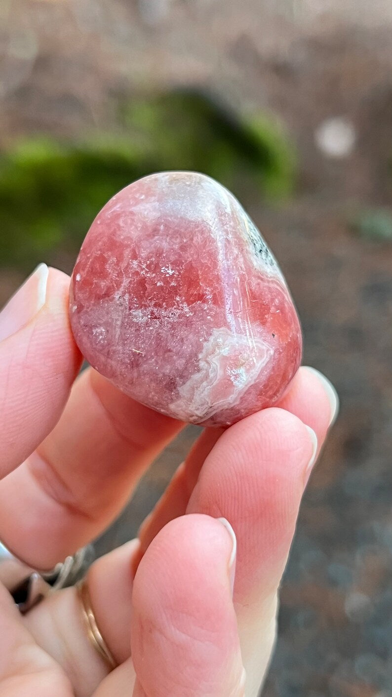 Rhodochrosite Tumbled Stone