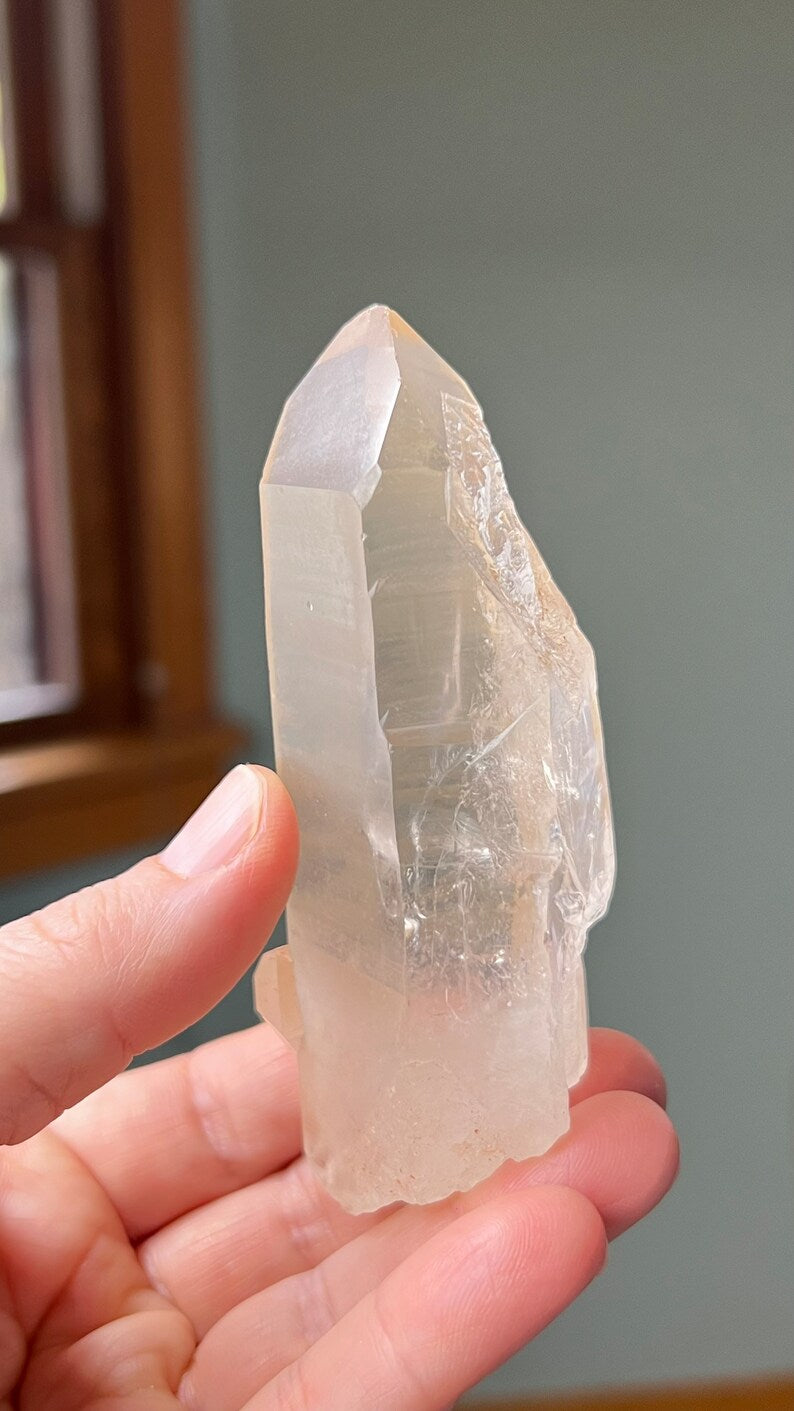 Golden Healer Lemurian Recordkeeper Quartz 154g, Brazil