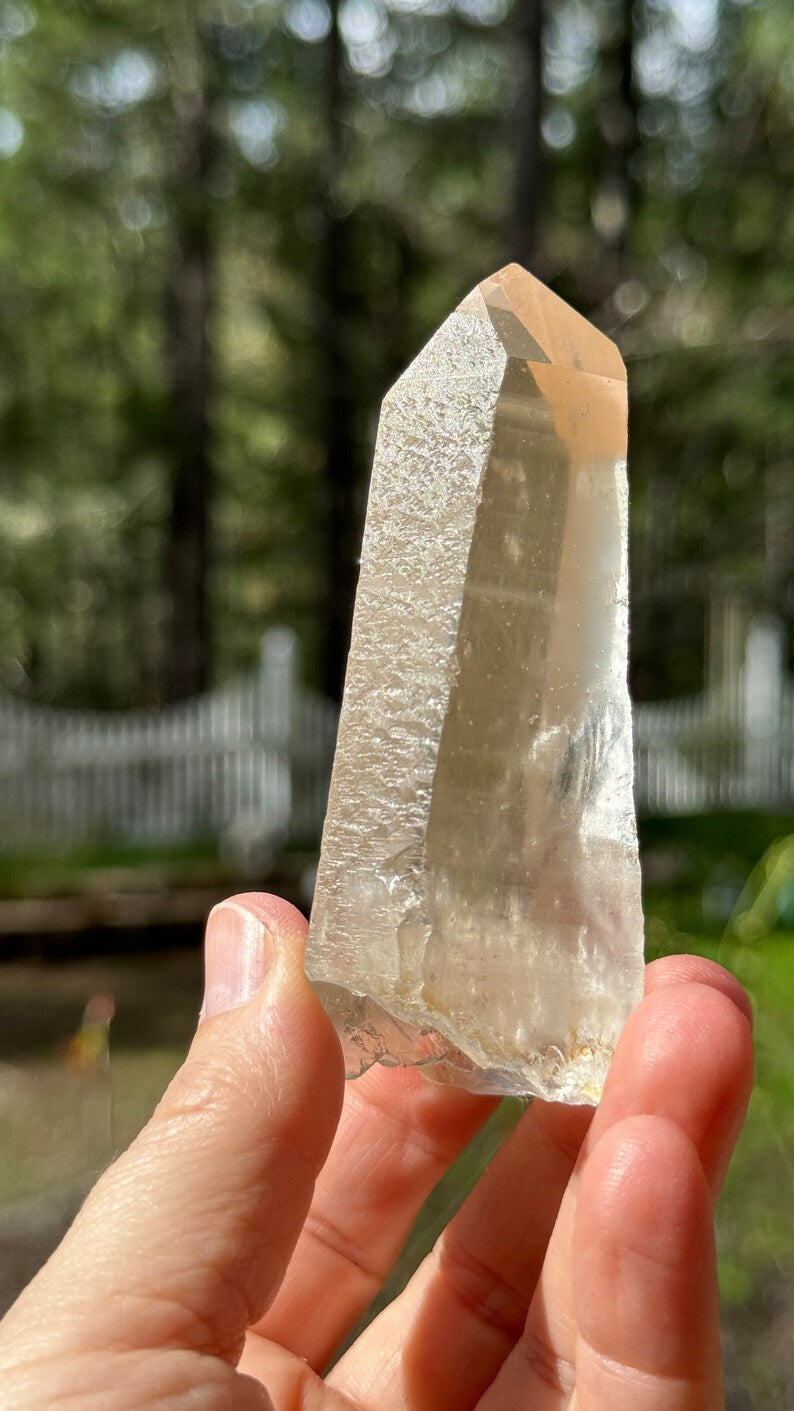 Golden Healer Lemurian Quartz 136g, Brazil