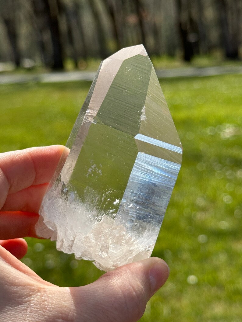 Diamond Window Lemurian Quartz, 318g Arkansas, USA