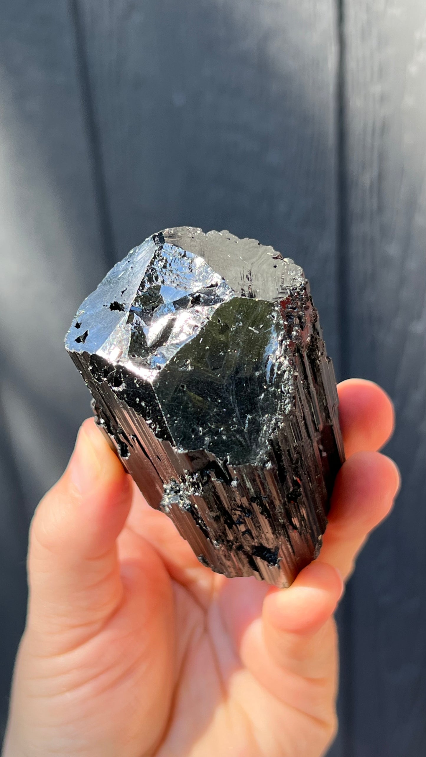 Black Tourmaline Crystal, Schorl, Namibia