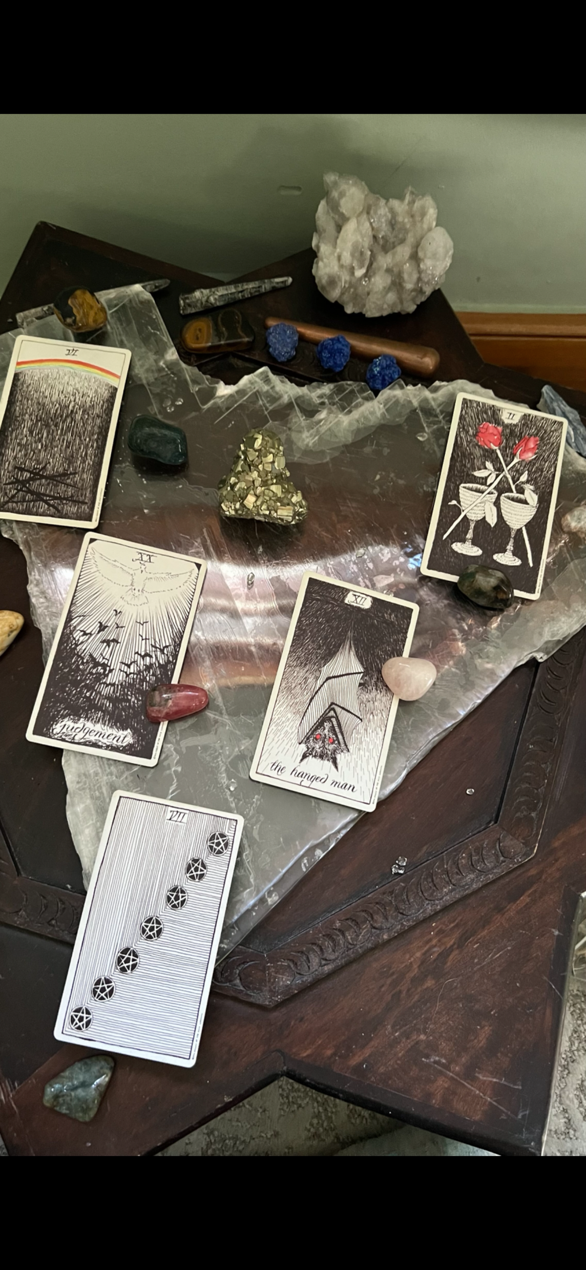 Limited Edition Halloween Gift Set, Herbal Intention Bag, Palo Santo, Personal Tarot Pull