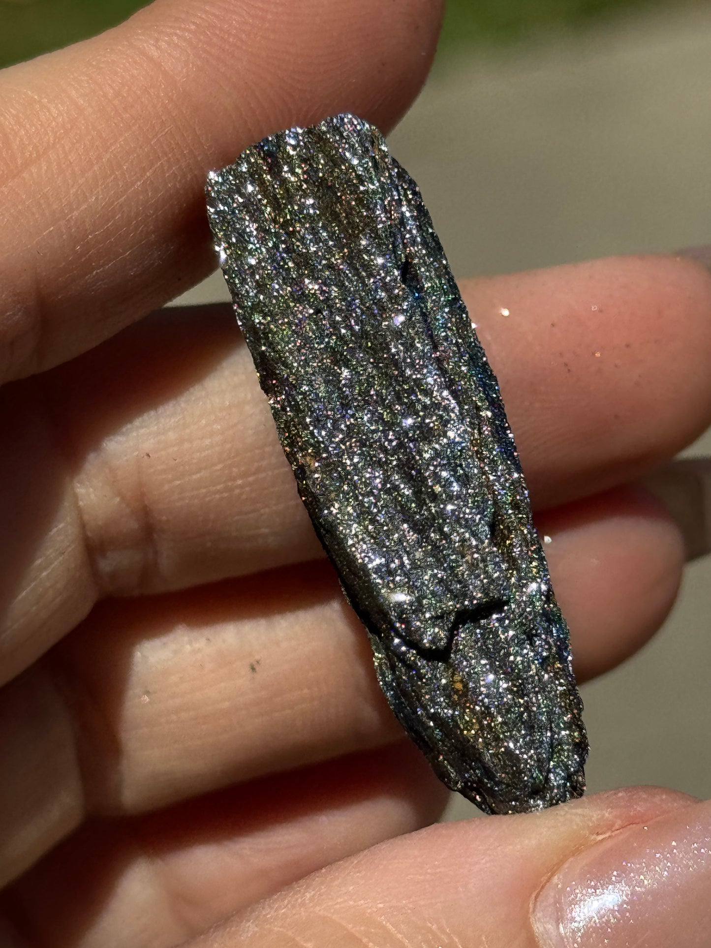 Rare Rainbow Hematite, Natural Iridescent Minerals, Brazil