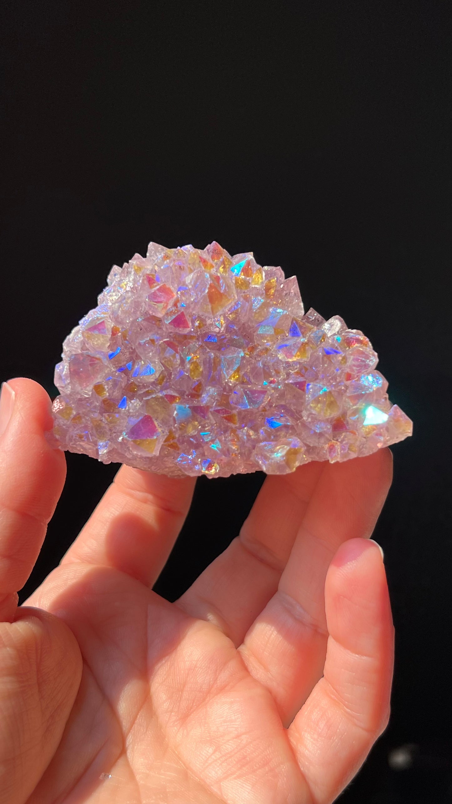 Angel Aura Amethyst Stalactite
