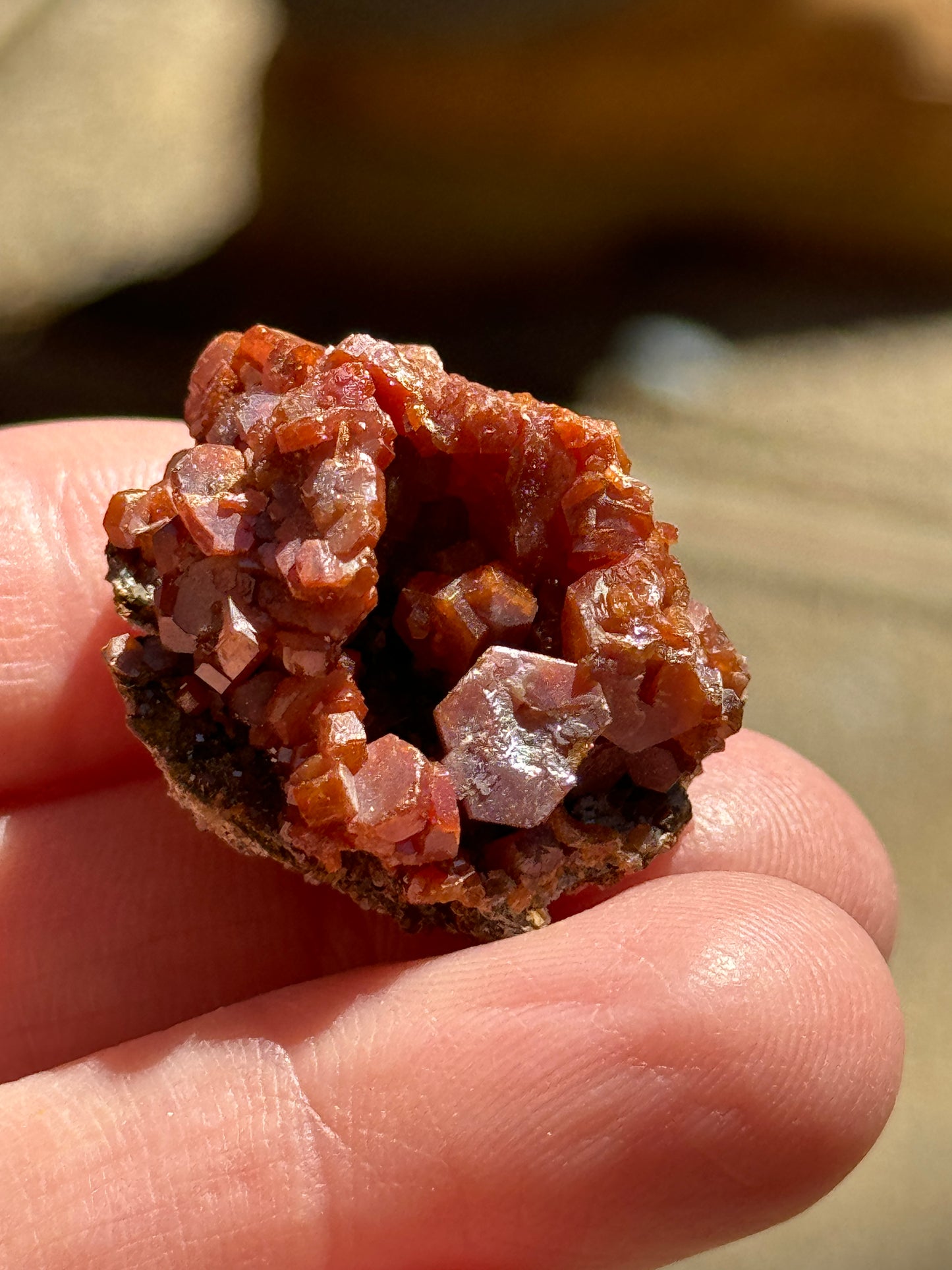 Vanadinite Crystal, 17g Morocco