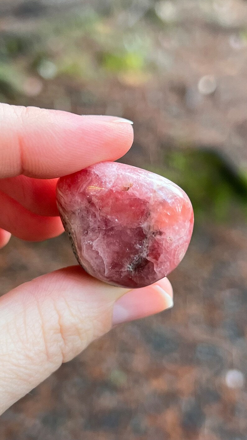 Rhodochrosite Tumbled Stone