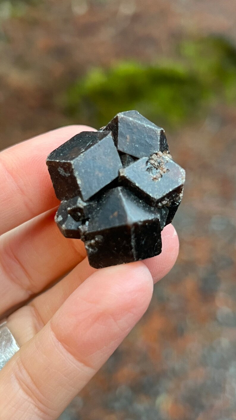 Andradite Garnet var. Melanite, Black Garnet, 31g Mali