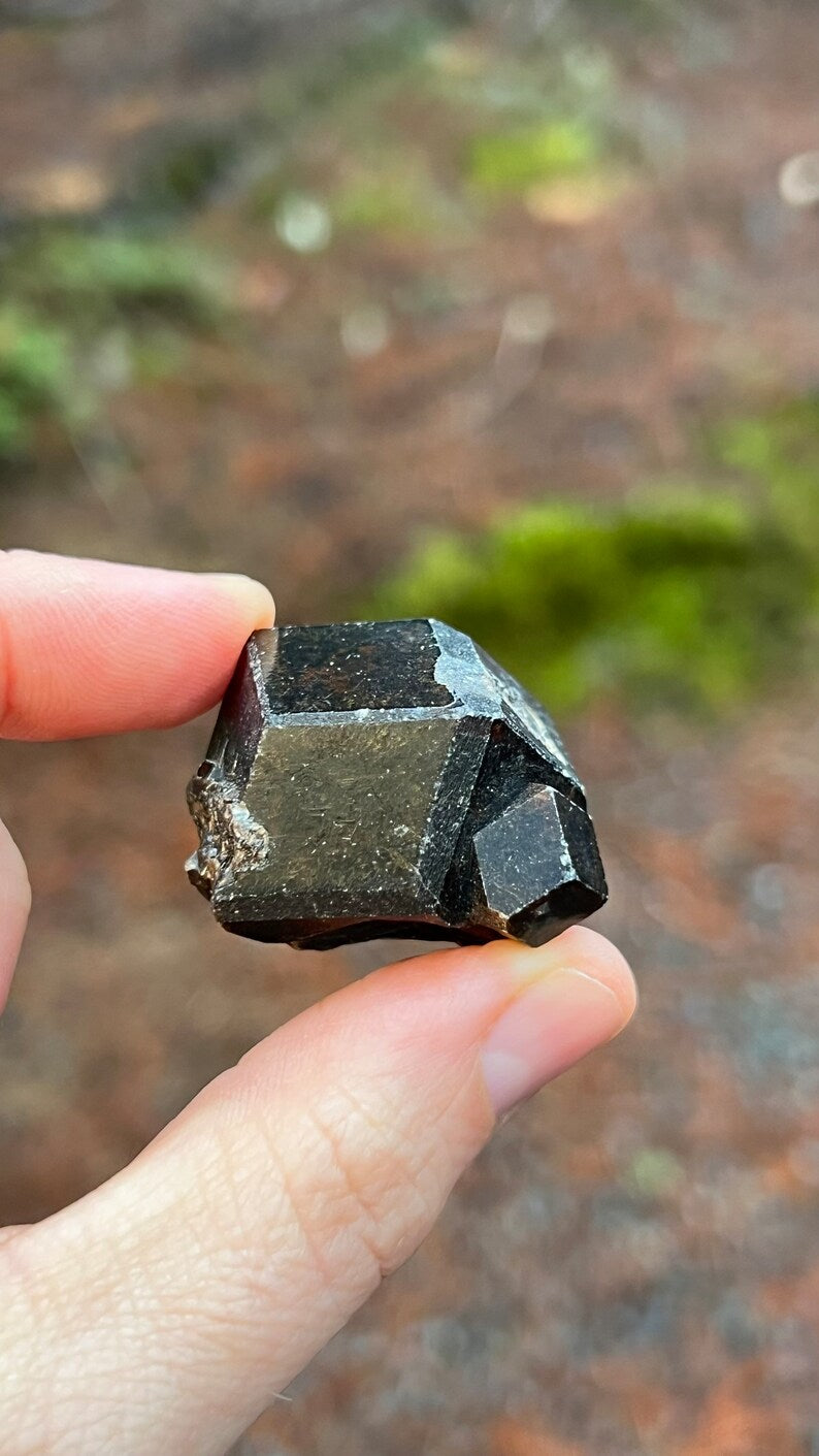 Andradite Garnet var. Melanite, Black Garnet, 49g Mali