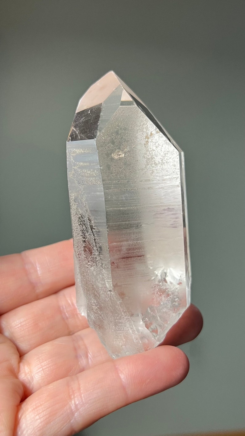 Clear Lemurian Recordkeeper Quartz, Brazil
