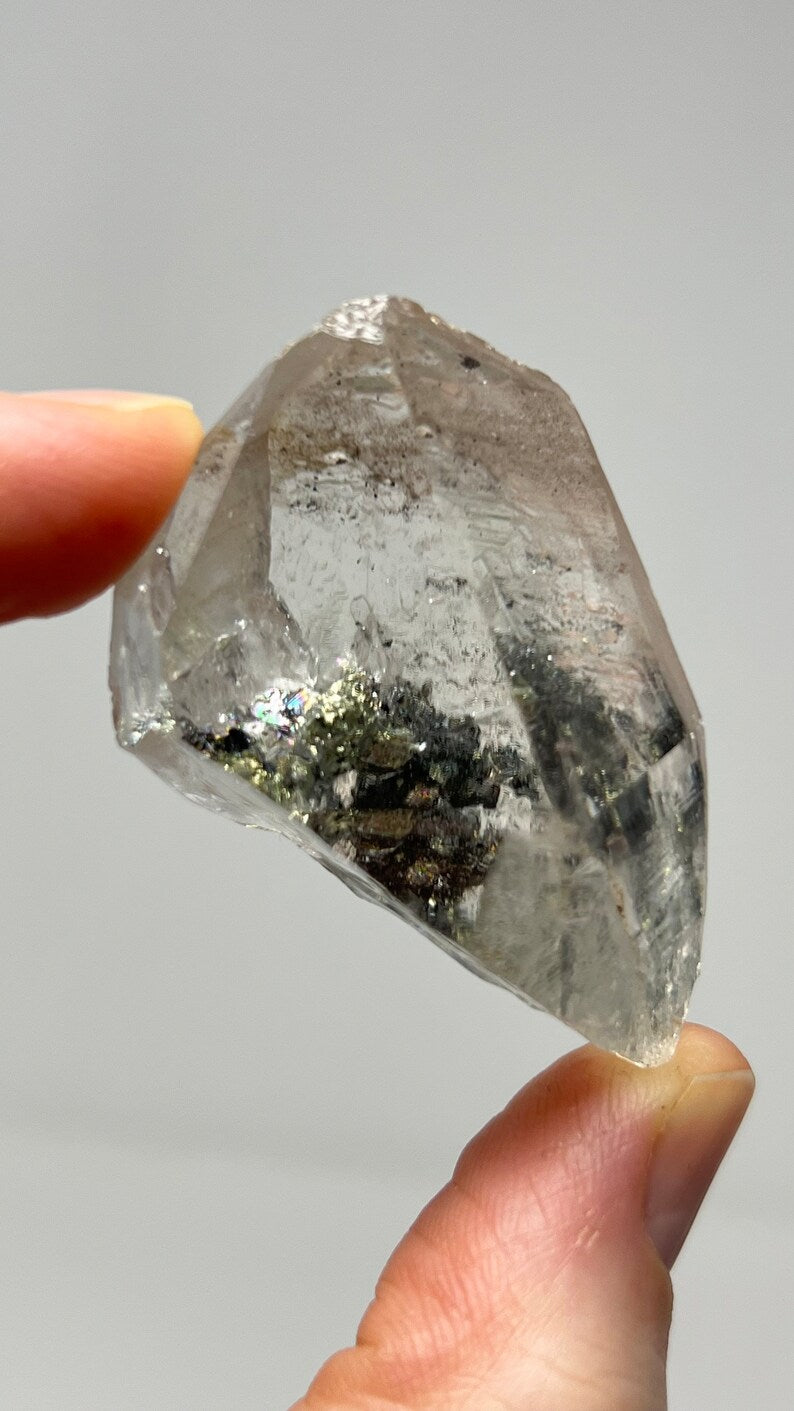 Quartz with Pyrite, Yaogangxian Mine