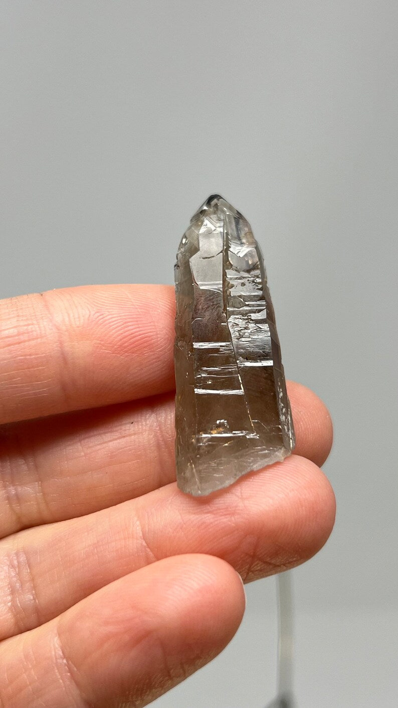 Prismatic Smoky Quartz Point, 8g Malawi