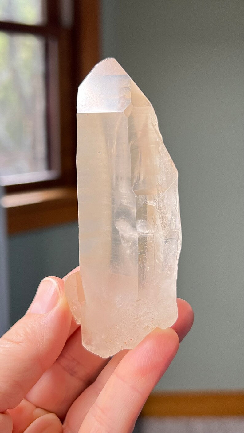 Golden Healer Lemurian Recordkeeper Quartz 154g, Brazil