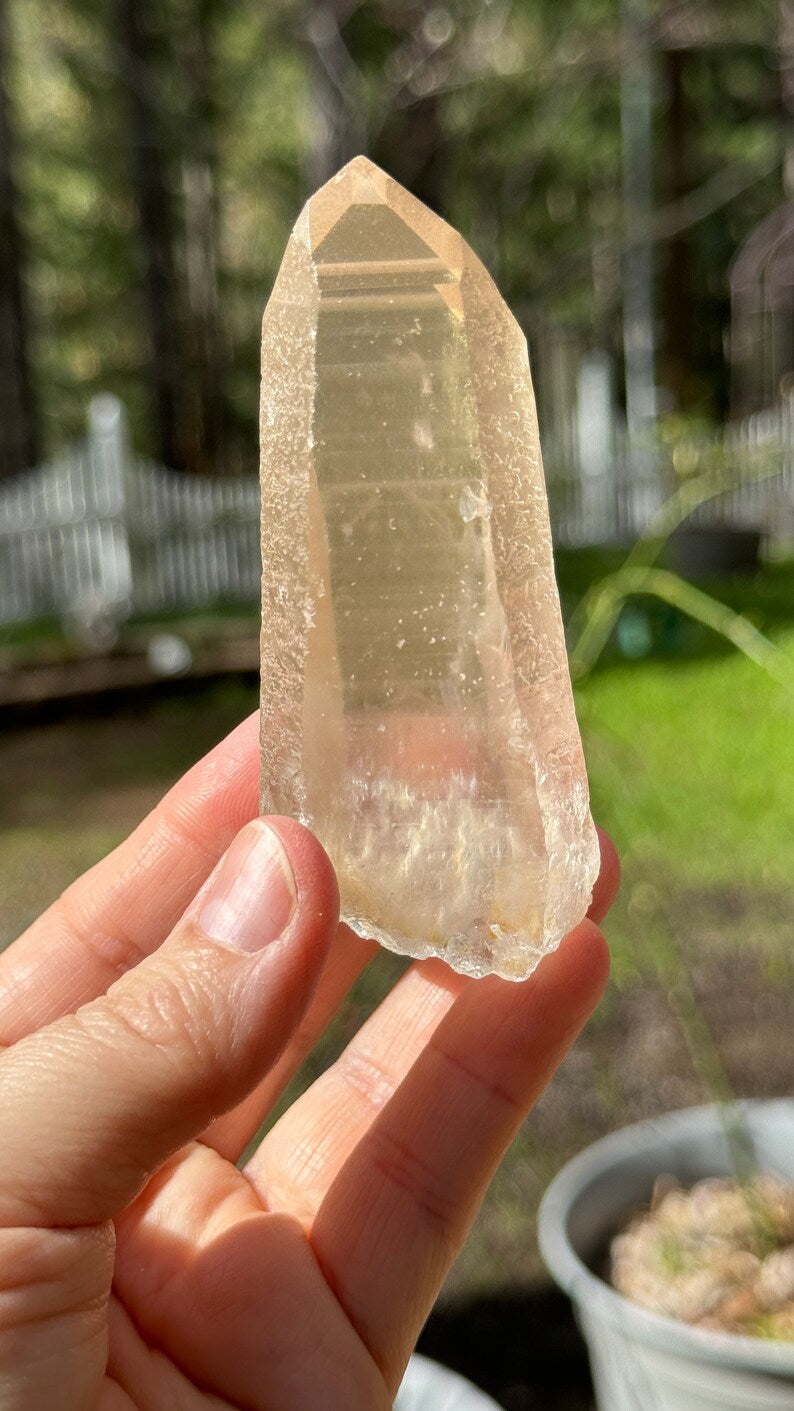 Golden Healer Lemurian Quartz 136g, Brazil