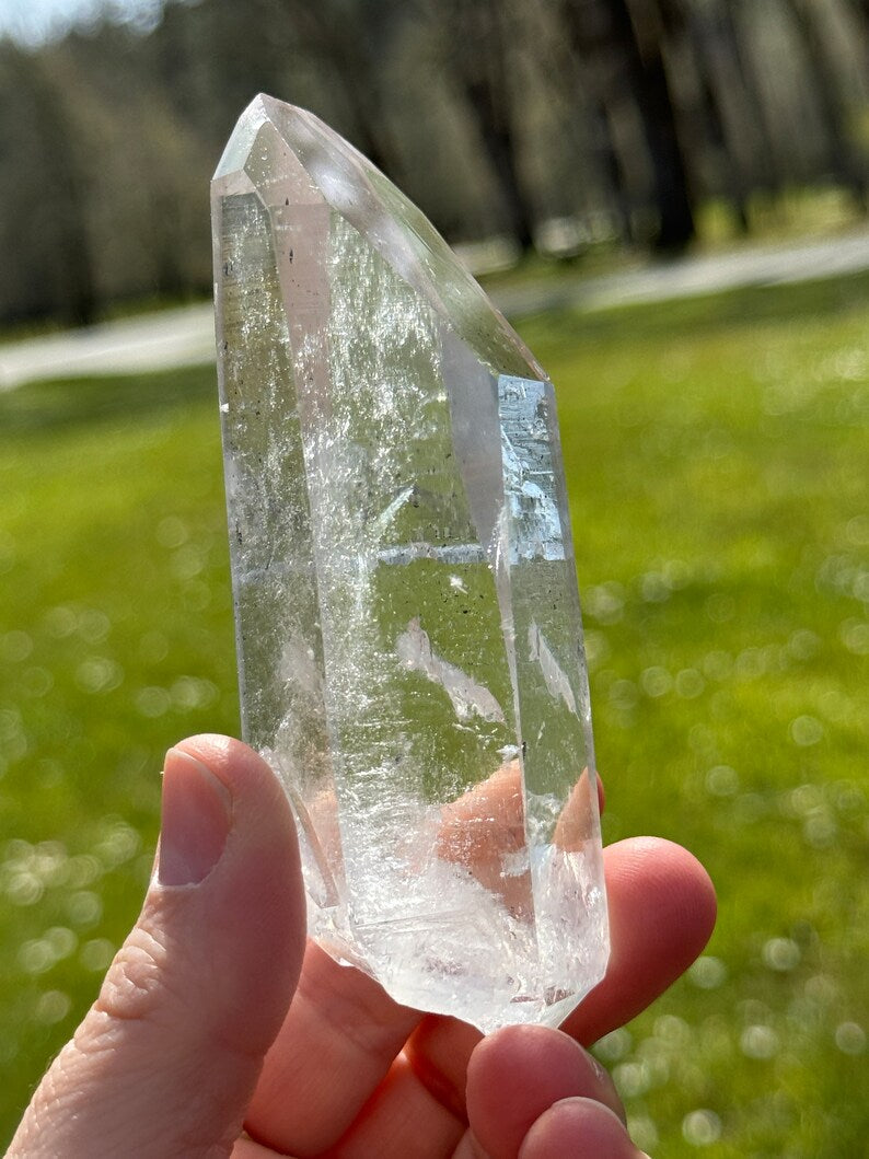 Prismatic Lemurian Quartz, 203g, Arkansas, USA