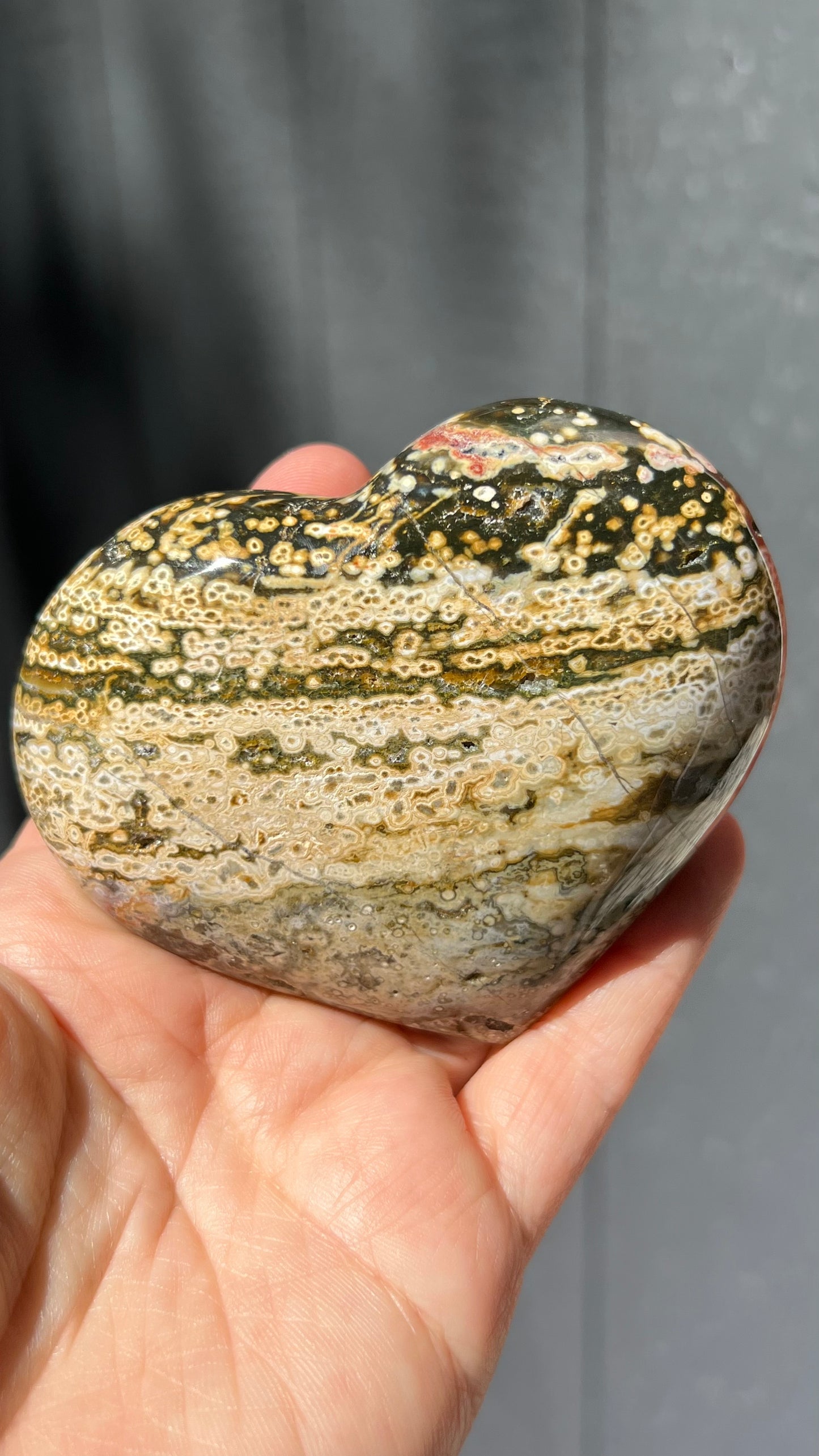 Ocean Jasper Heart