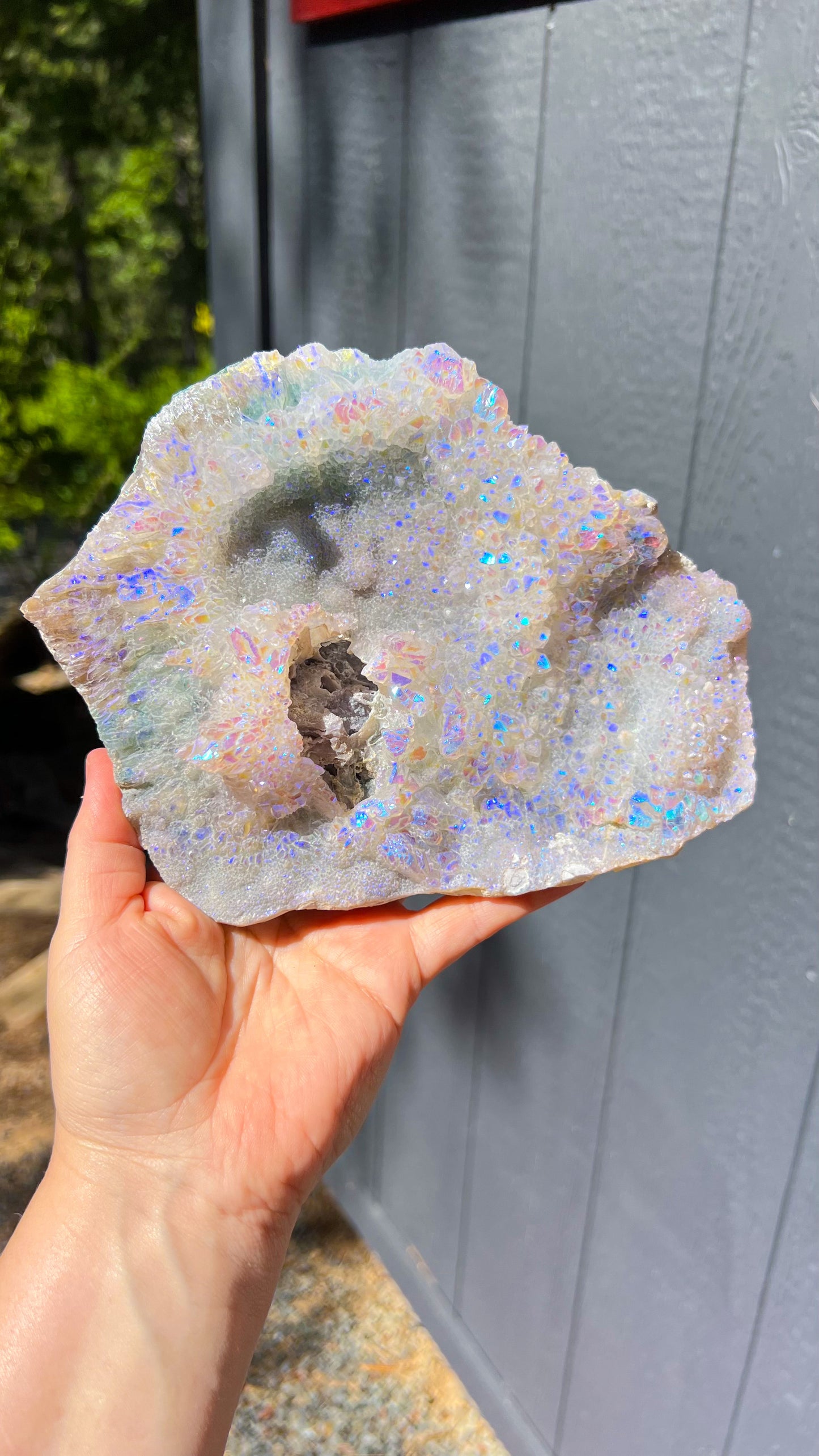 Angel Aura Amethyst Flower