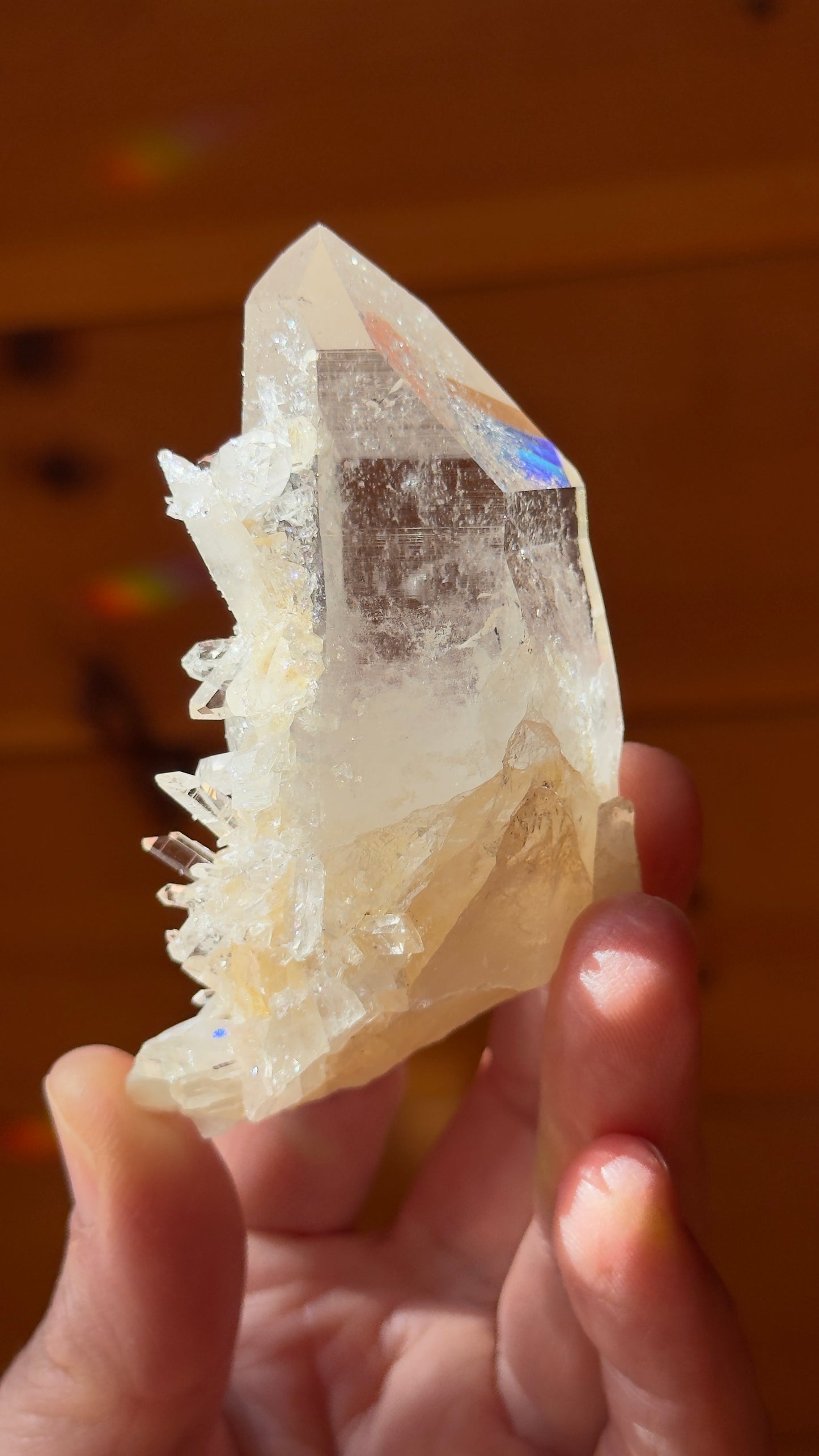 Prismatic Quartz with micro crystals, 122g Colombia