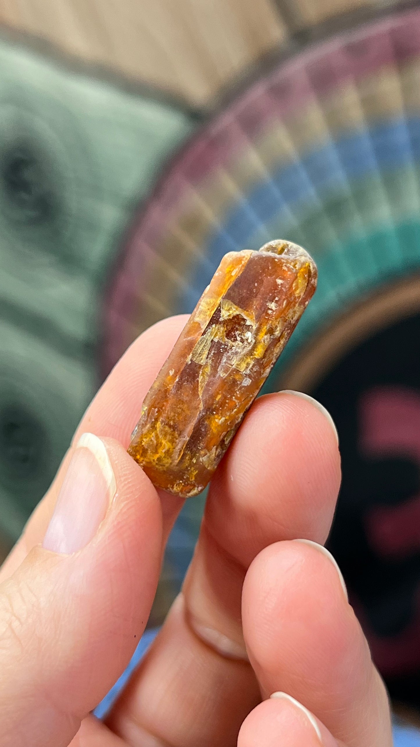 Orange Kyanite Gem, Tanzania