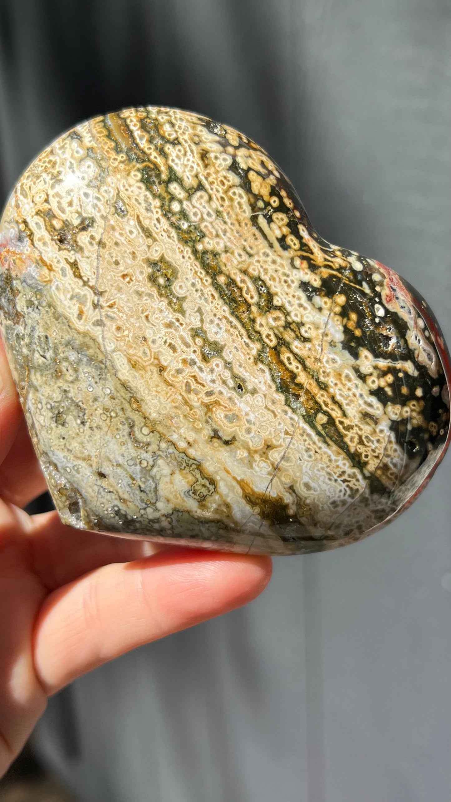 Ocean Jasper Heart