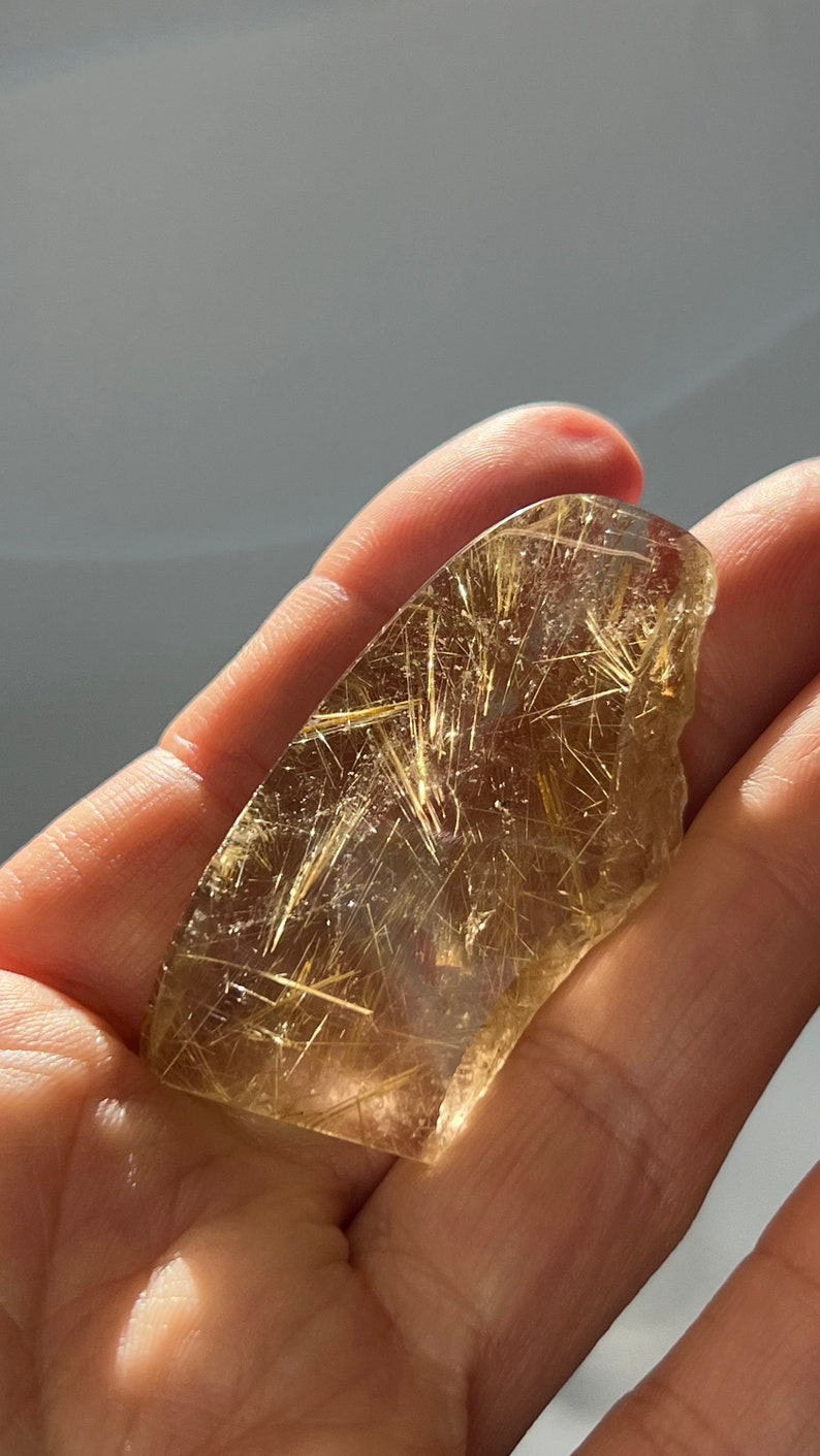 Gold Rutile in Quartz, 27g Brazil
