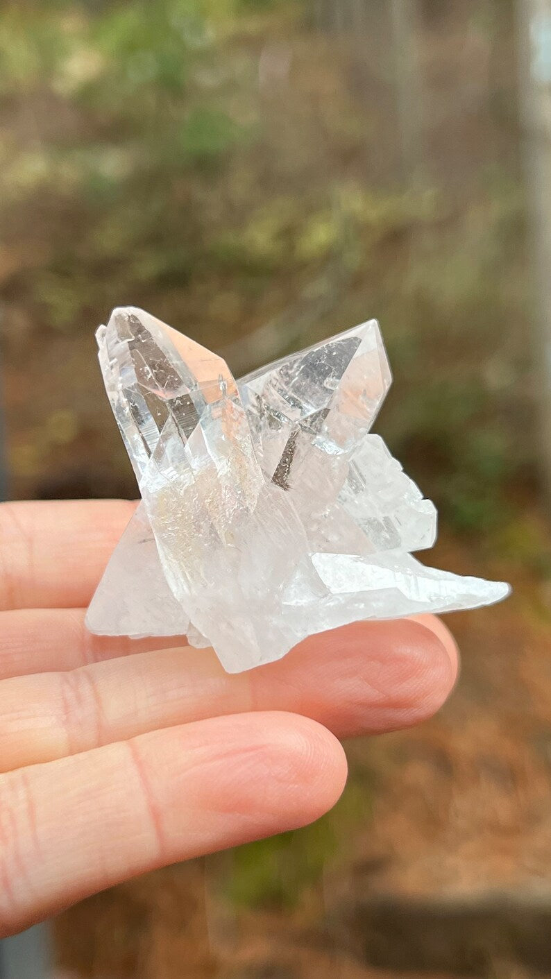 Cross Twin Lemurian Quartz, Arkansas, USA