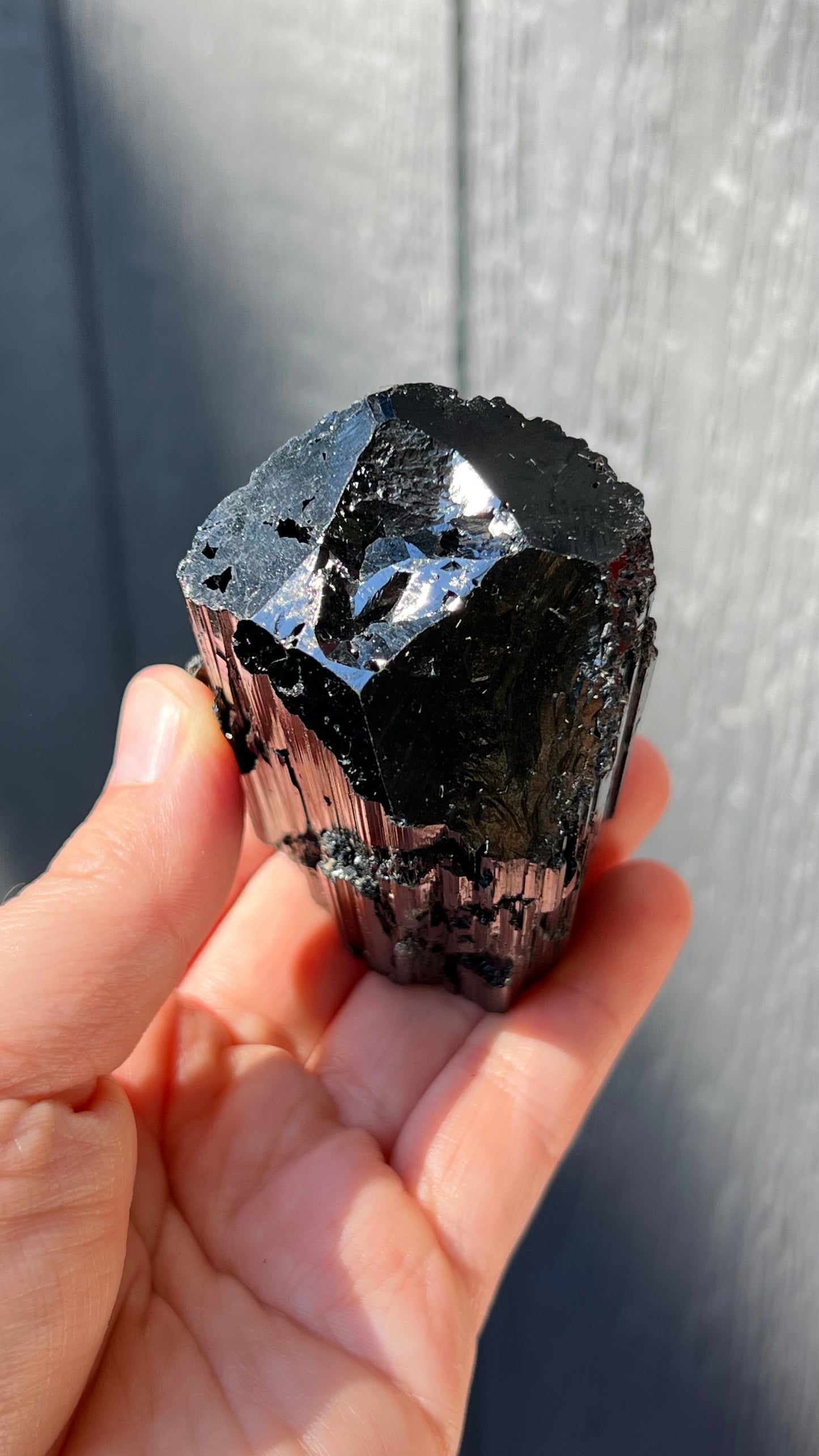 Black Tourmaline Crystal, Schorl, Namibia