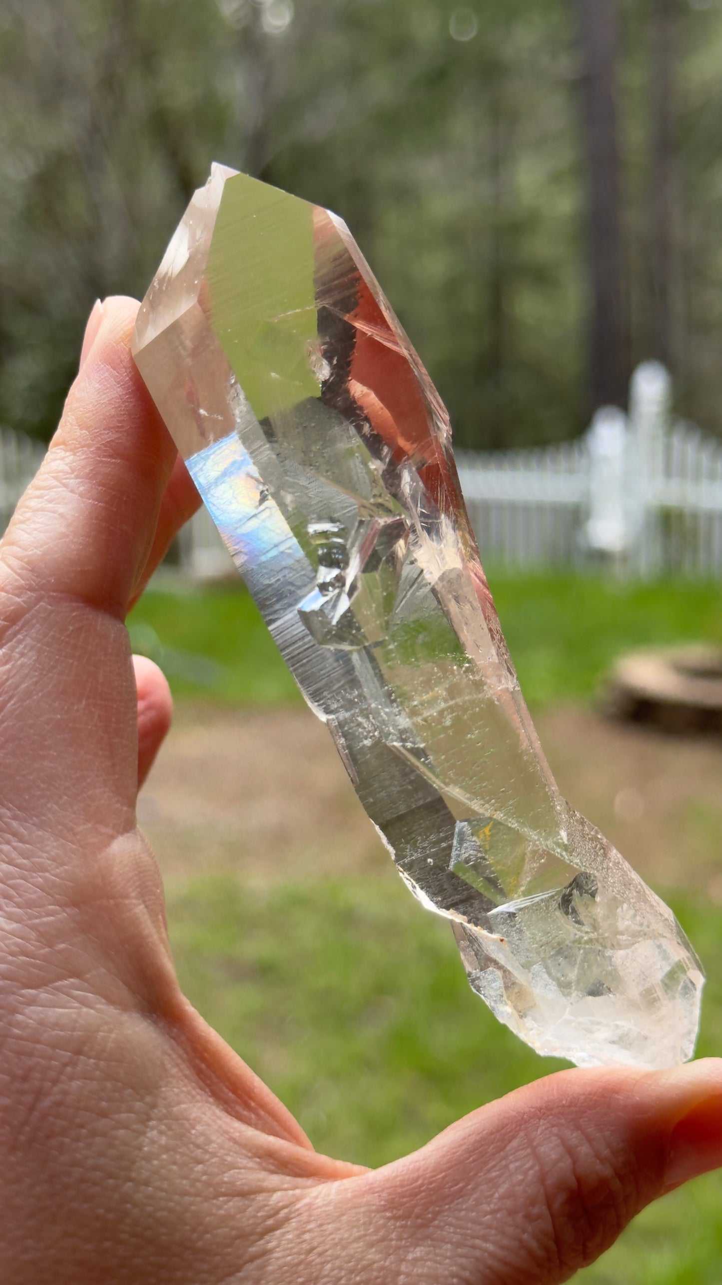 Prismatic 737-Key Lemurian Quartz, 114g Arkansas, USA