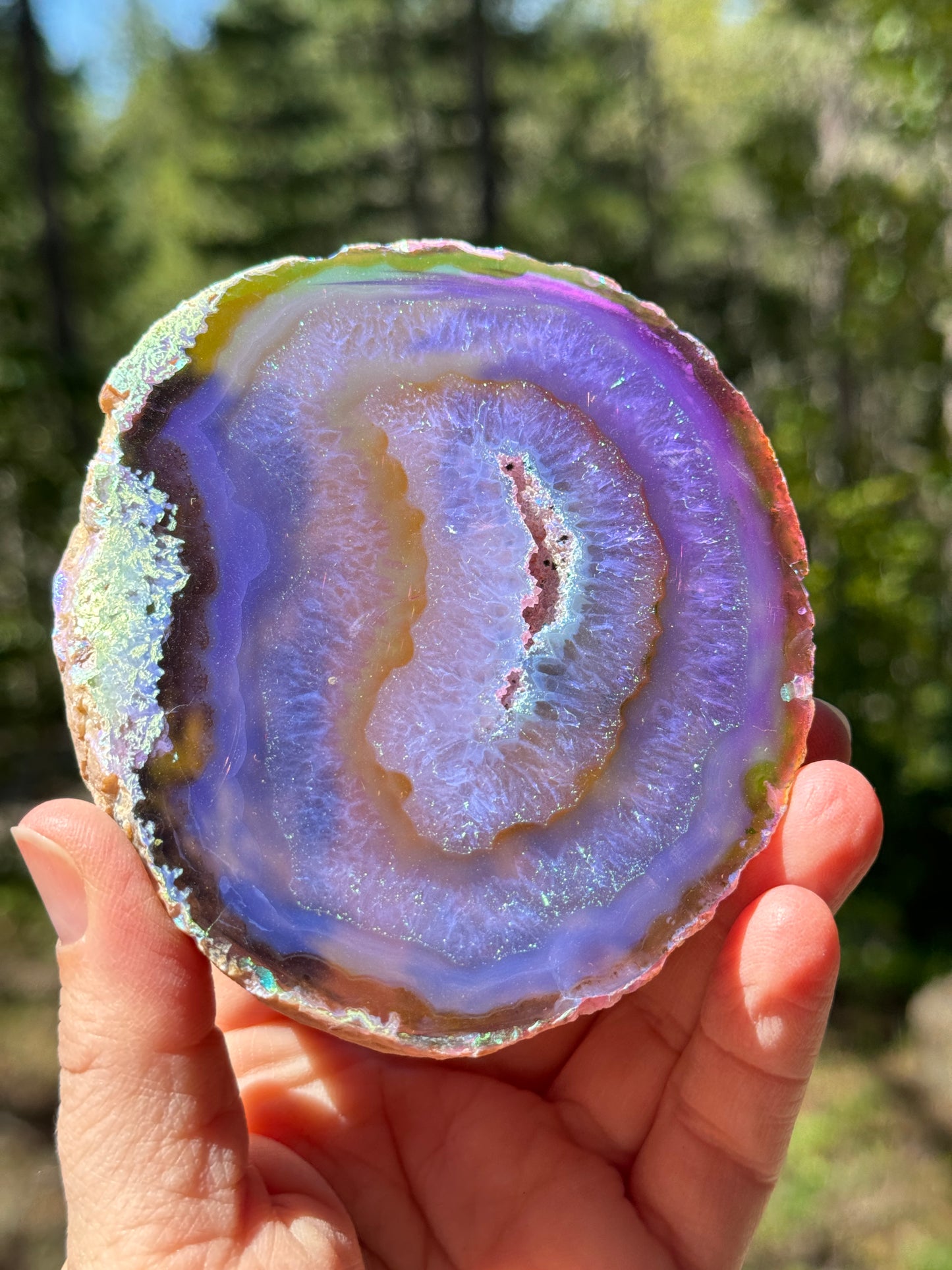 Angel Aura Agate Slab