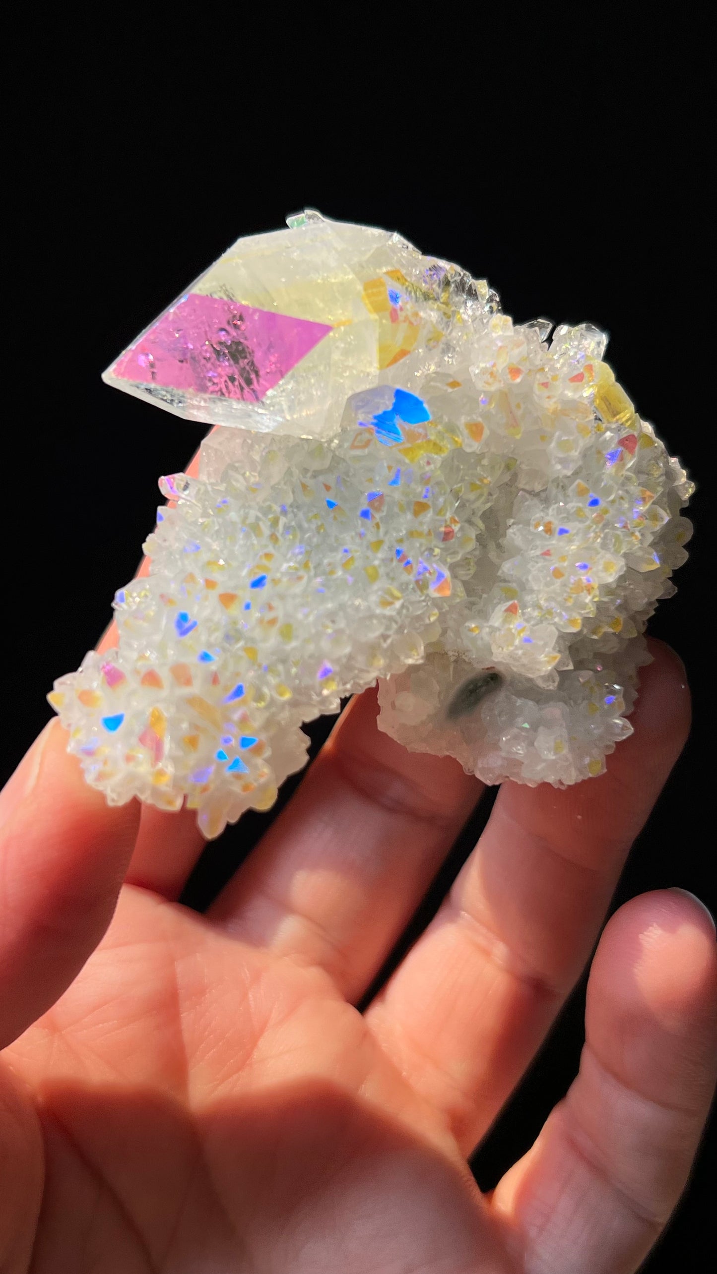 Angel Aura Apophyllite Stalactite
