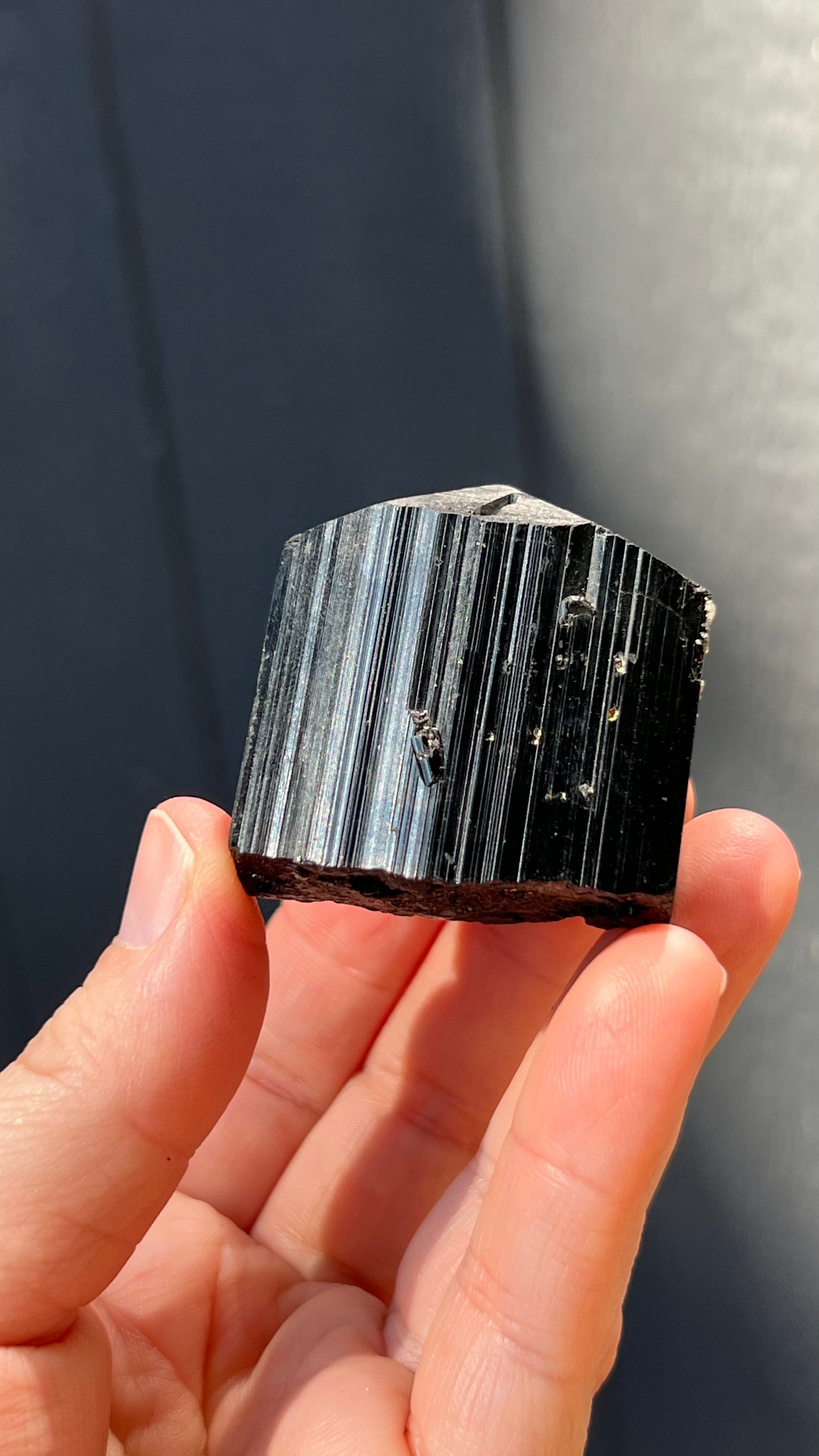 Black Tourmaline Crystal, Schorl, Namibia