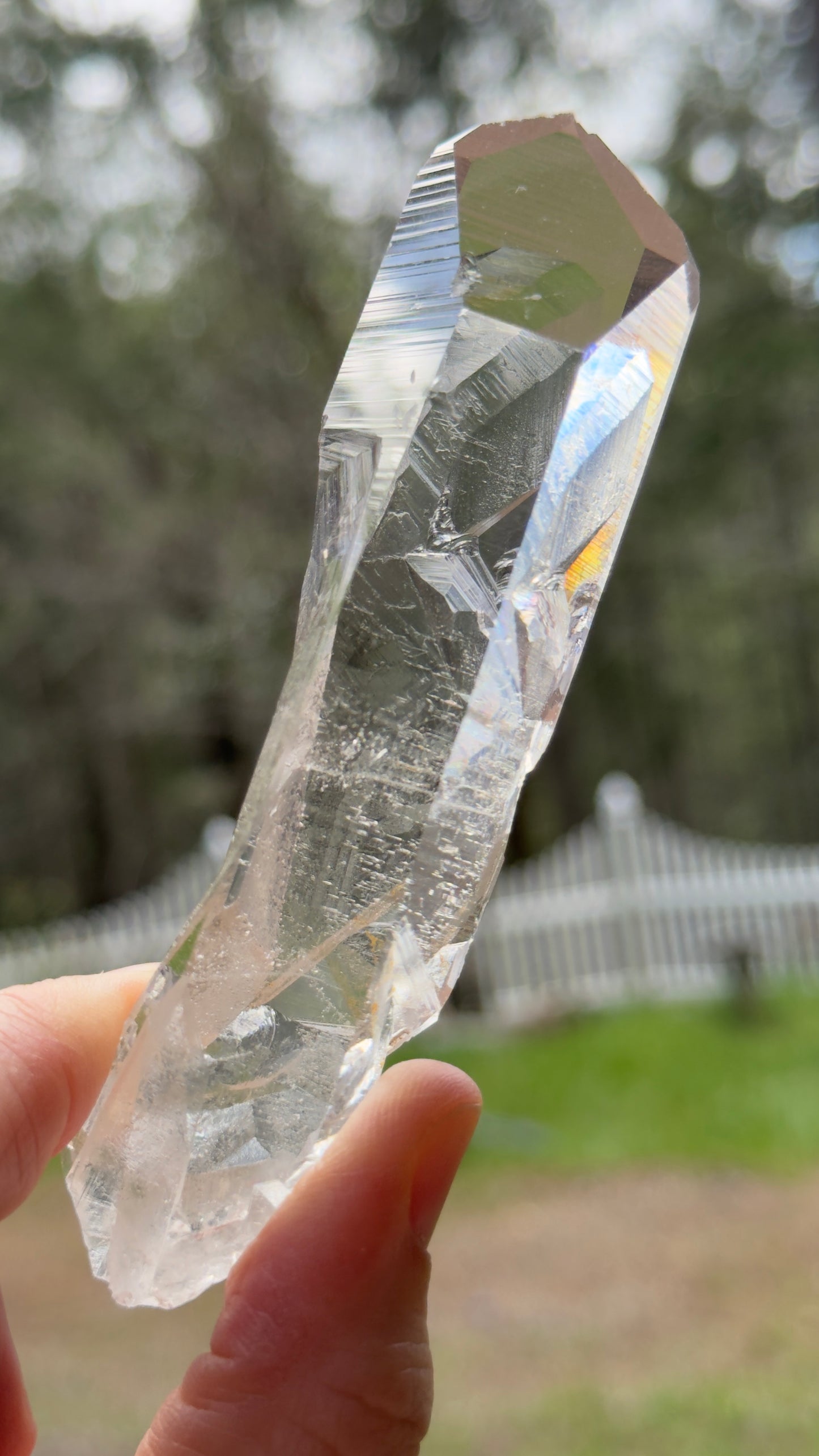Prismatic 737-Key Lemurian Quartz, 114g Arkansas, USA