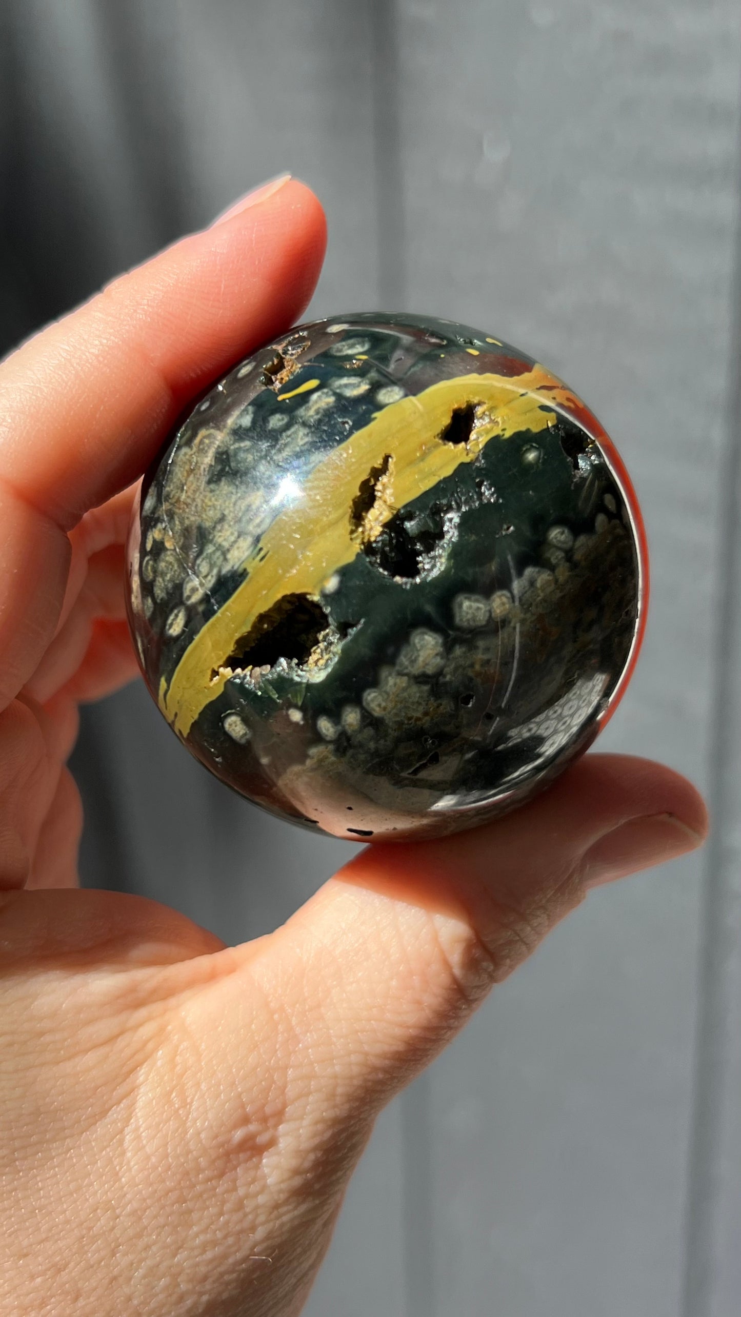 Ocean Jasper Sphere