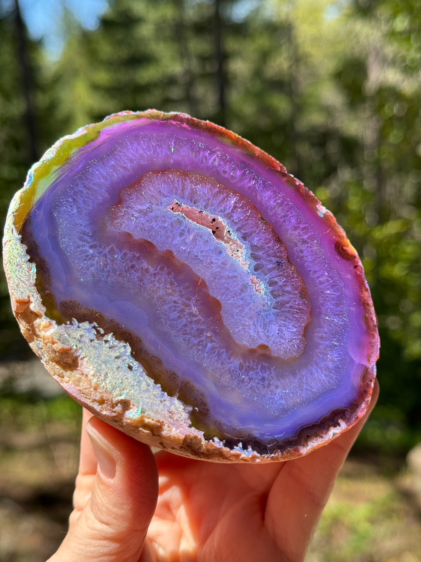 Angel Aura Agate Slab