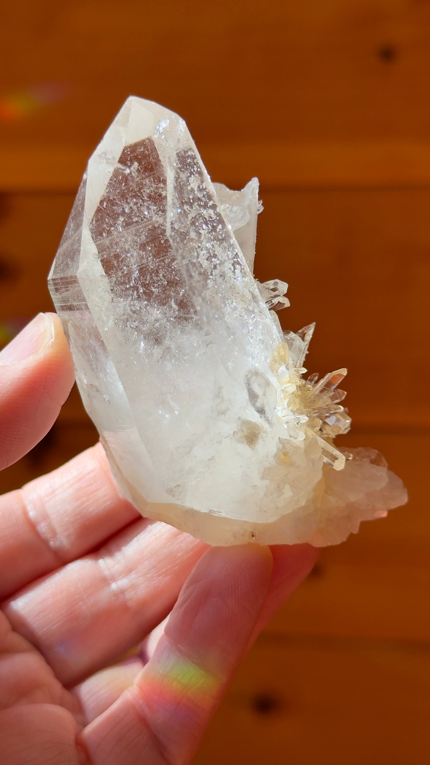 Prismatic Quartz with micro crystals, 122g Colombia