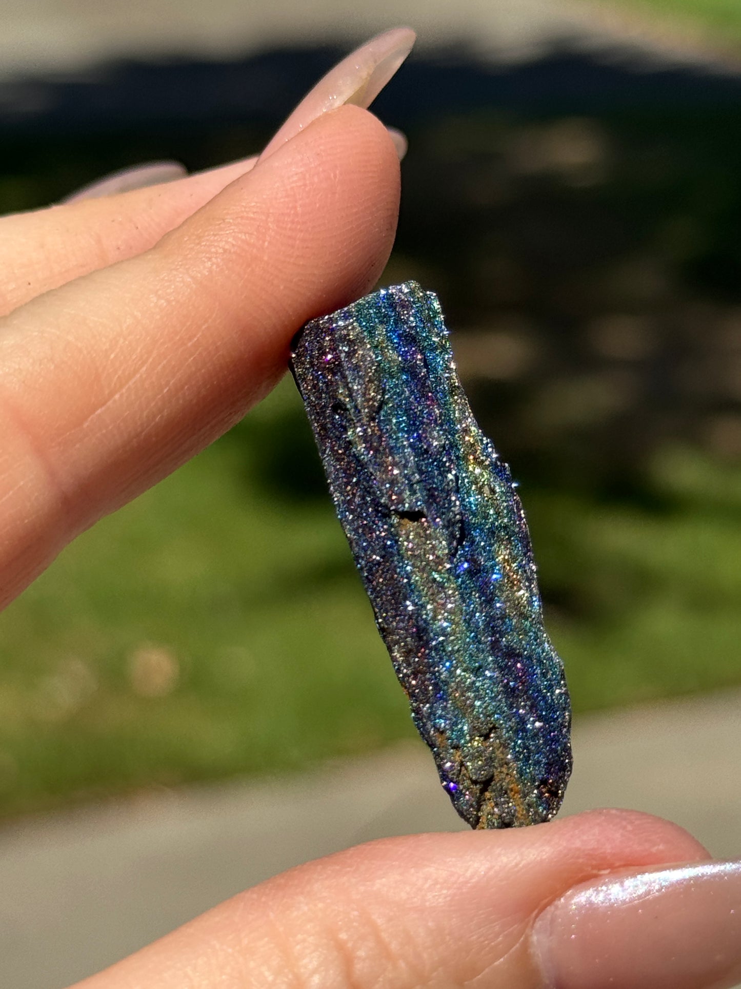 Rare Rainbow Hematite, Natural Iridescent Minerals, Brazil