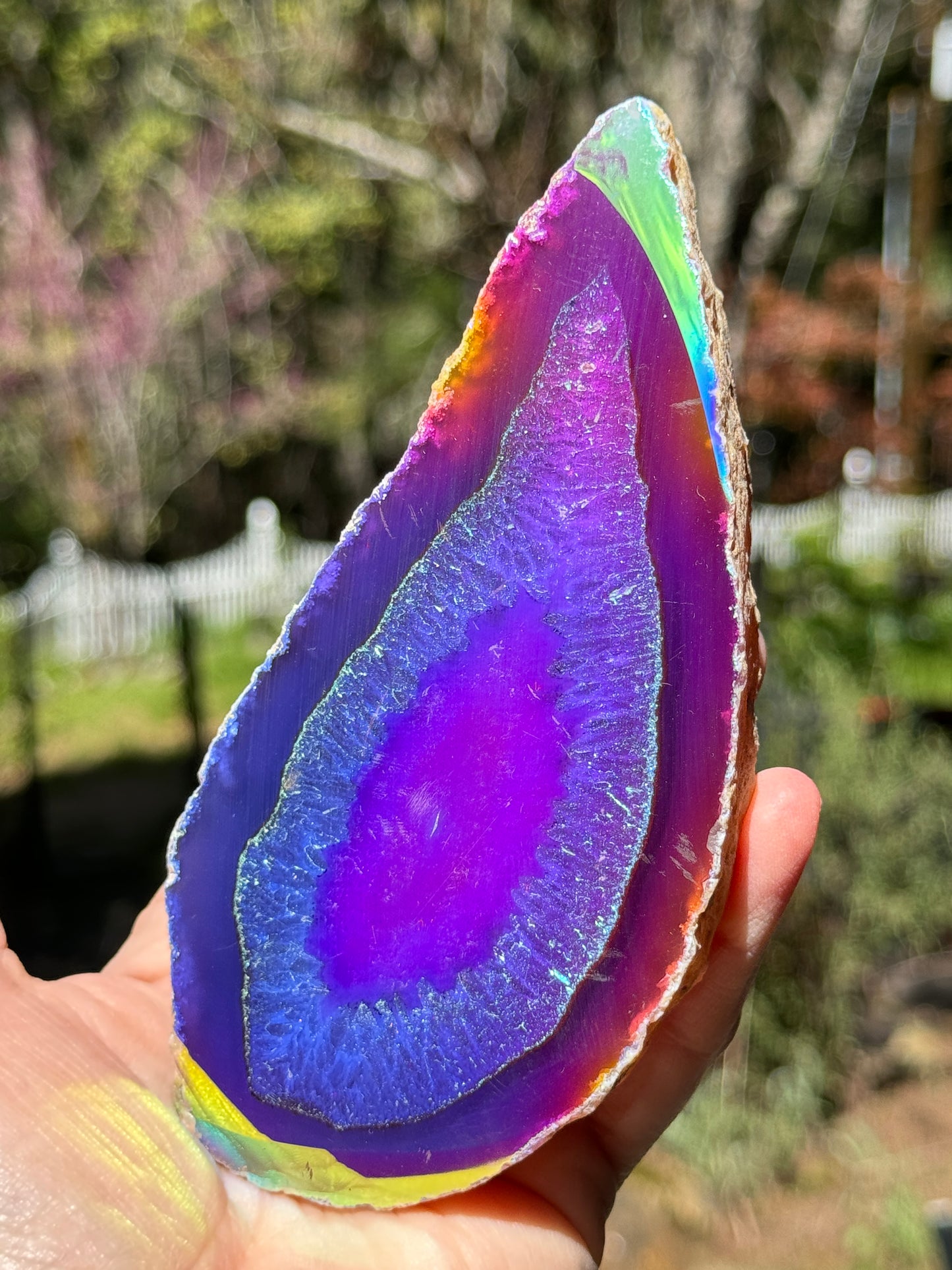 Angel Aura Agate Slab