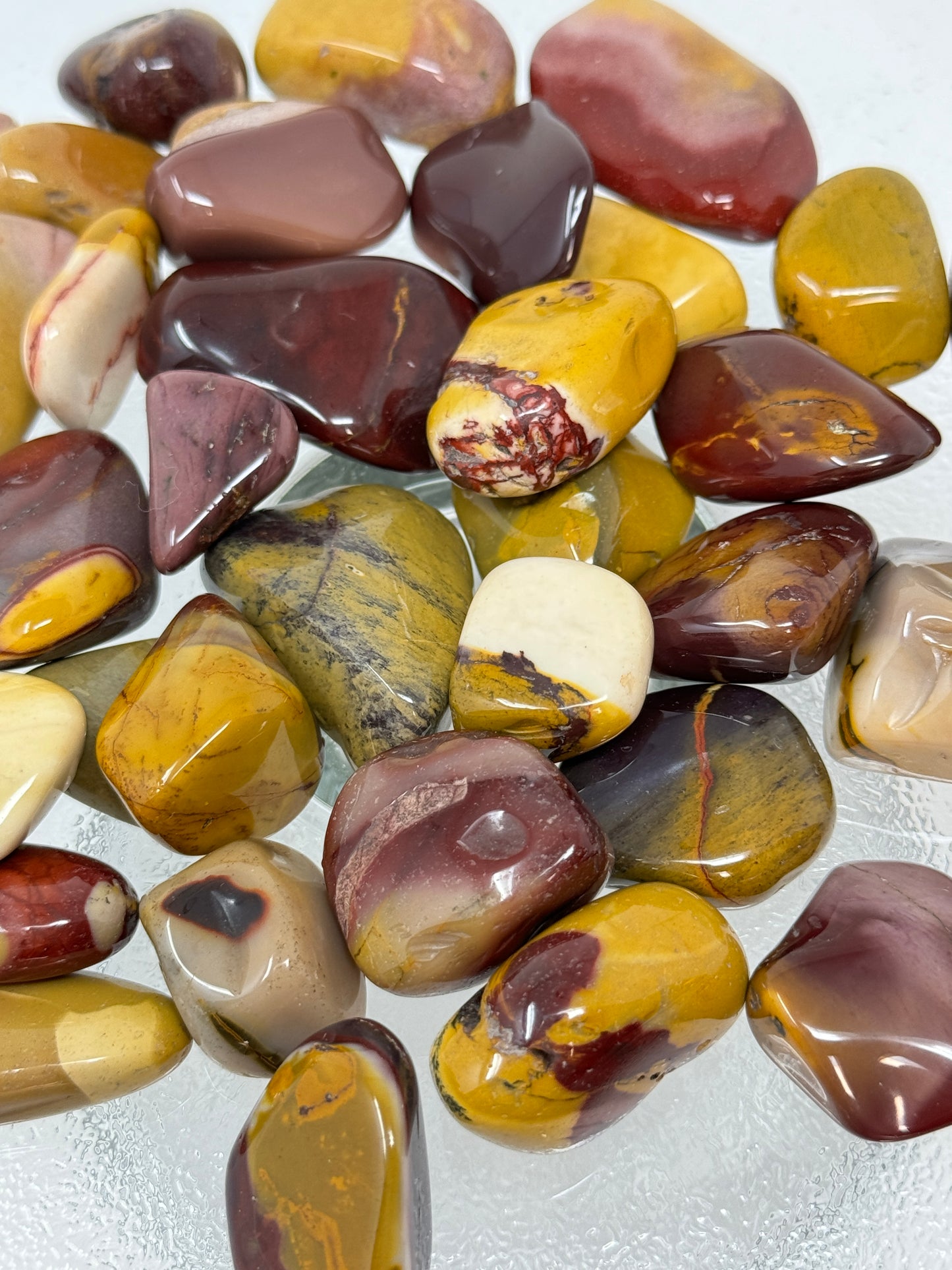One Mookaite Jasper Tumbled Stone