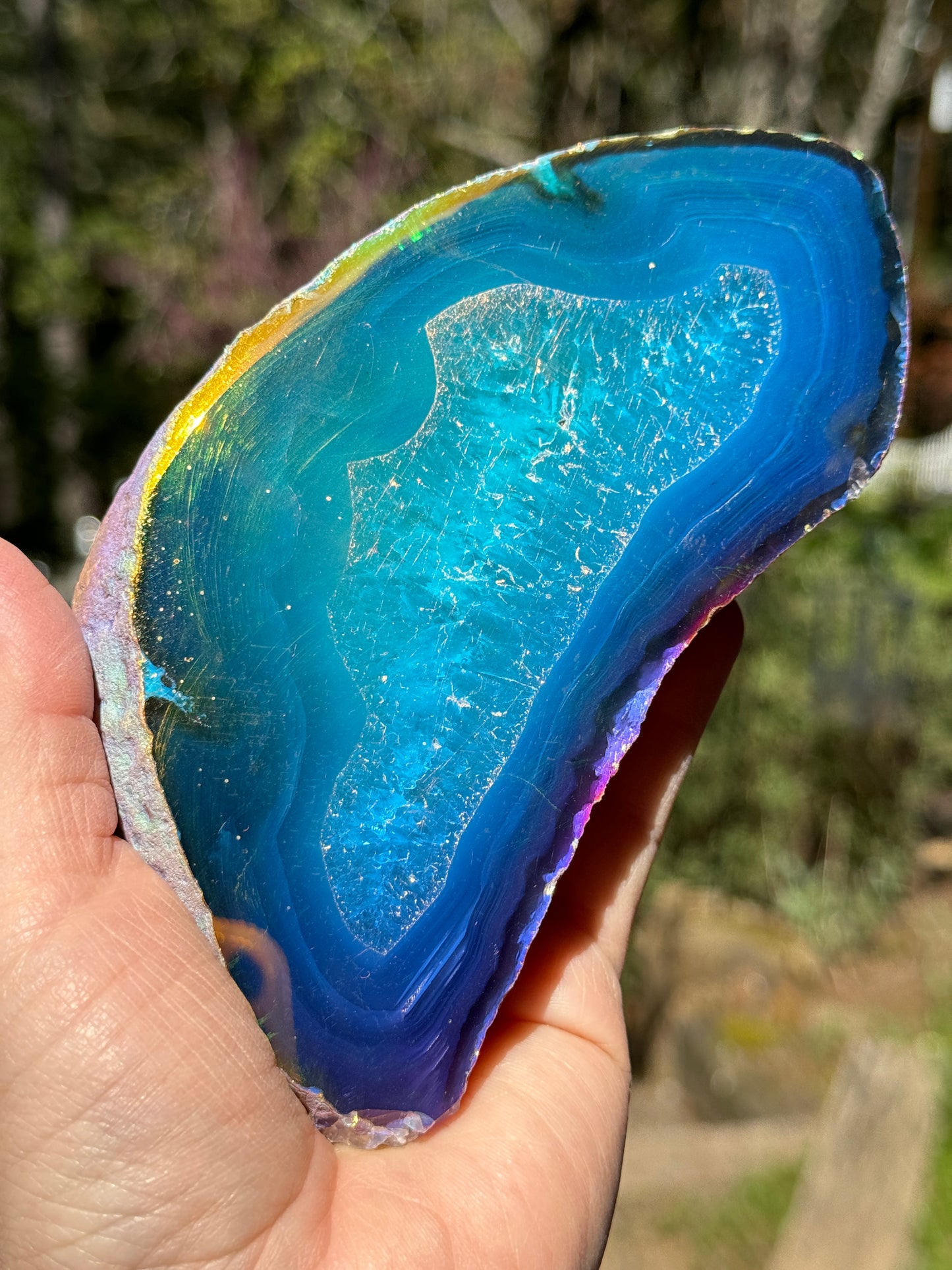 Angel Aura Agate Slab