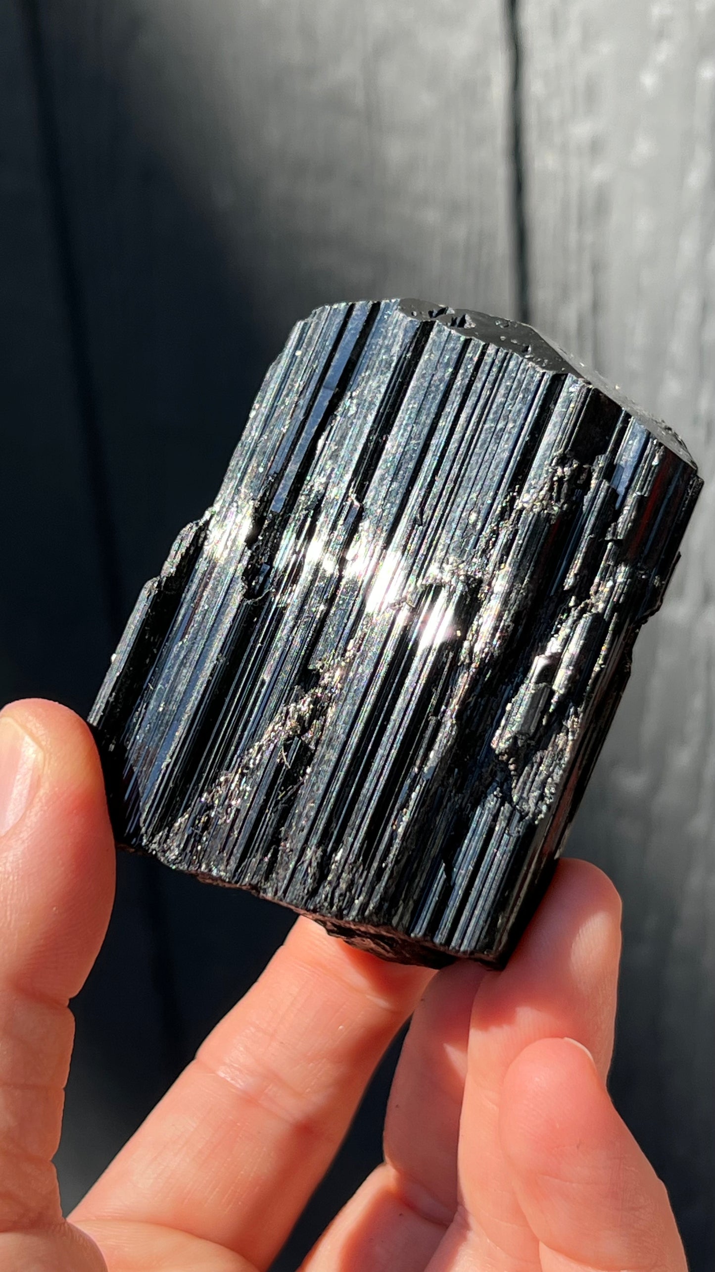Black Tourmaline Crystal, Schorl, Namibia