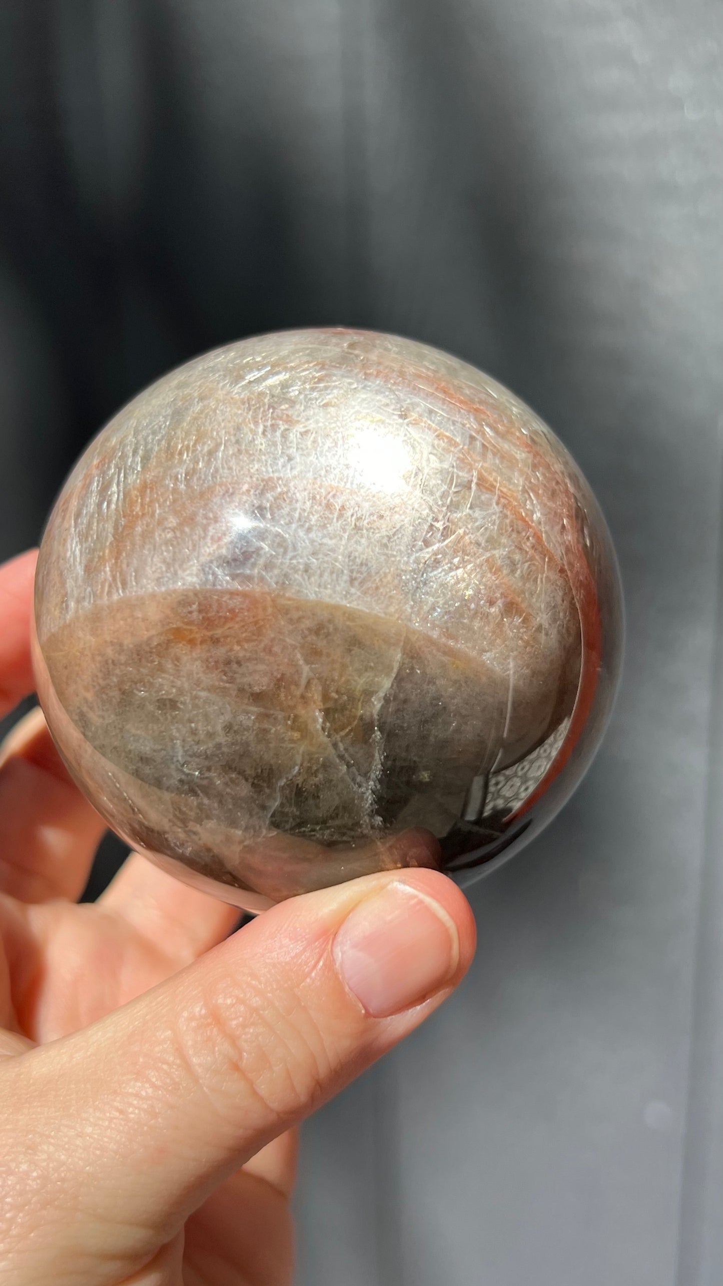 Black Moonstone Sphere